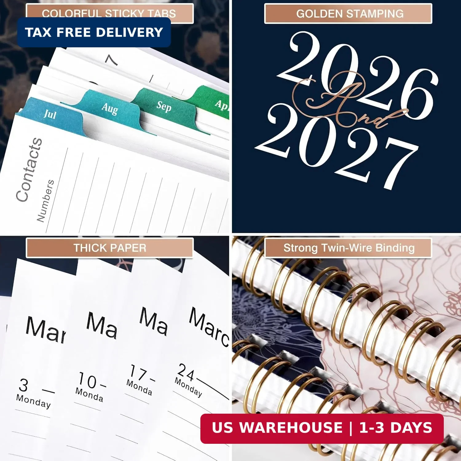 Planner 2026-2027 – Academic Planner 2026-2027, Jul.2026 – Jun.2027, 9″ x 11″, 2