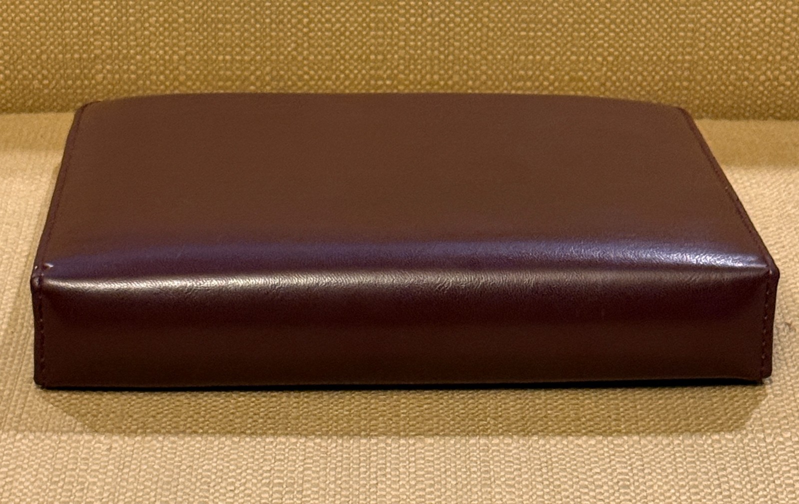Franklin Covey Classic 7 Ring Planner Binder Organizer Burgundy Faux Leather