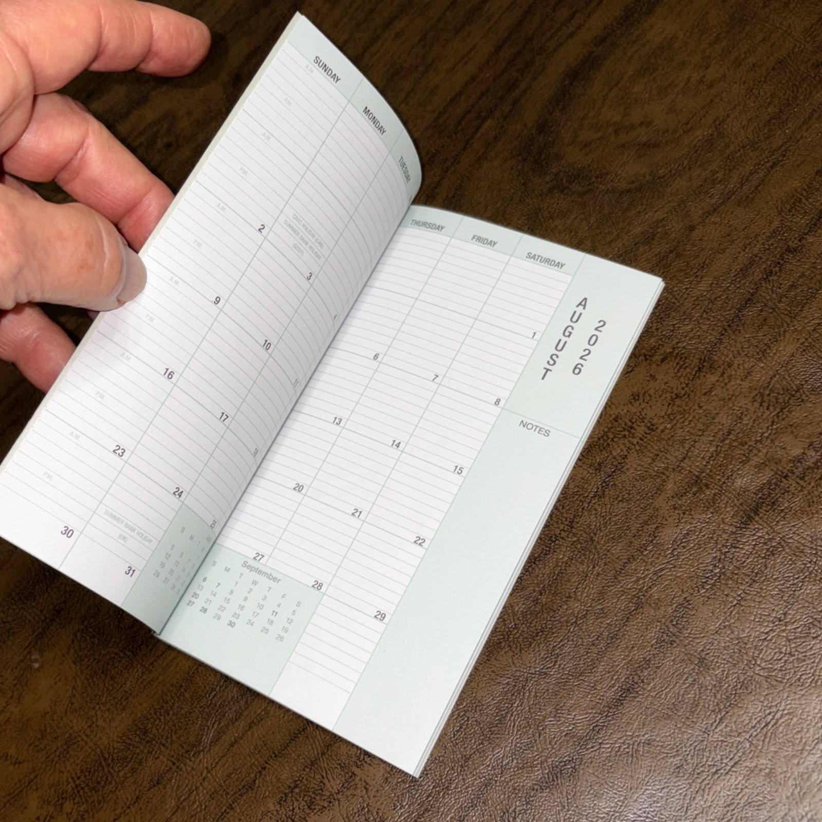 Day-Timer July 2026-June ’27 Pocket Wirebound 2 Page/Day Original Planner Refill