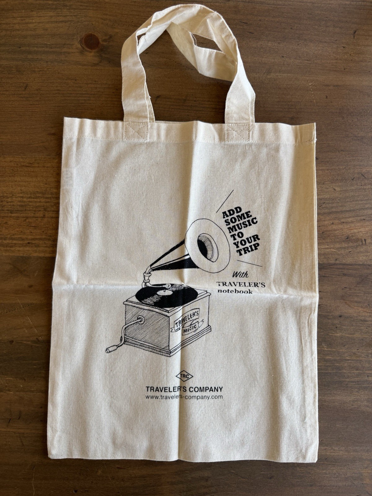 Traveler’s Company • Music Canvas Tote Bag • New • RARE • U.S Seller