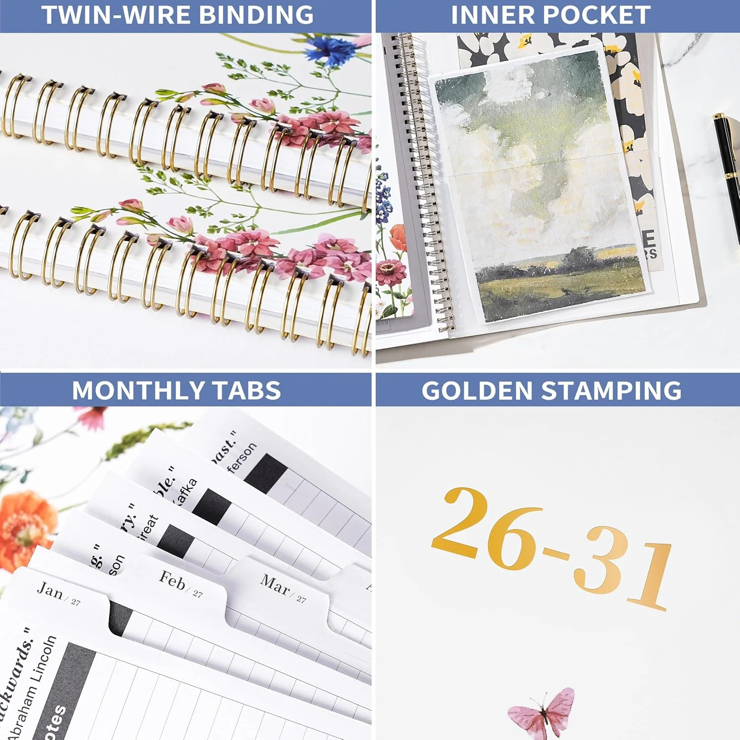 Monthly Planner 2026-2031 – 5 Year Planner/Calendar, 2026-2031 Monthly Calendar