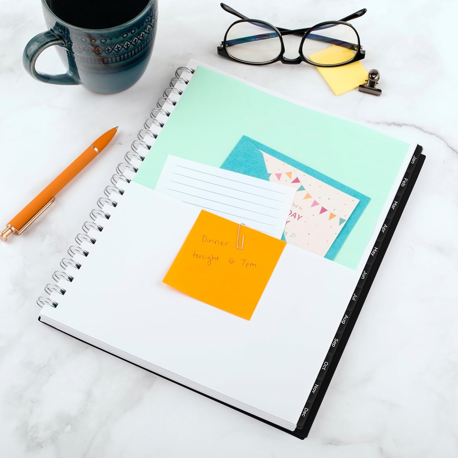 2026 Black Weekly/Monthly Planner, 8.5 x 11 – Covers All Your Planning Needs