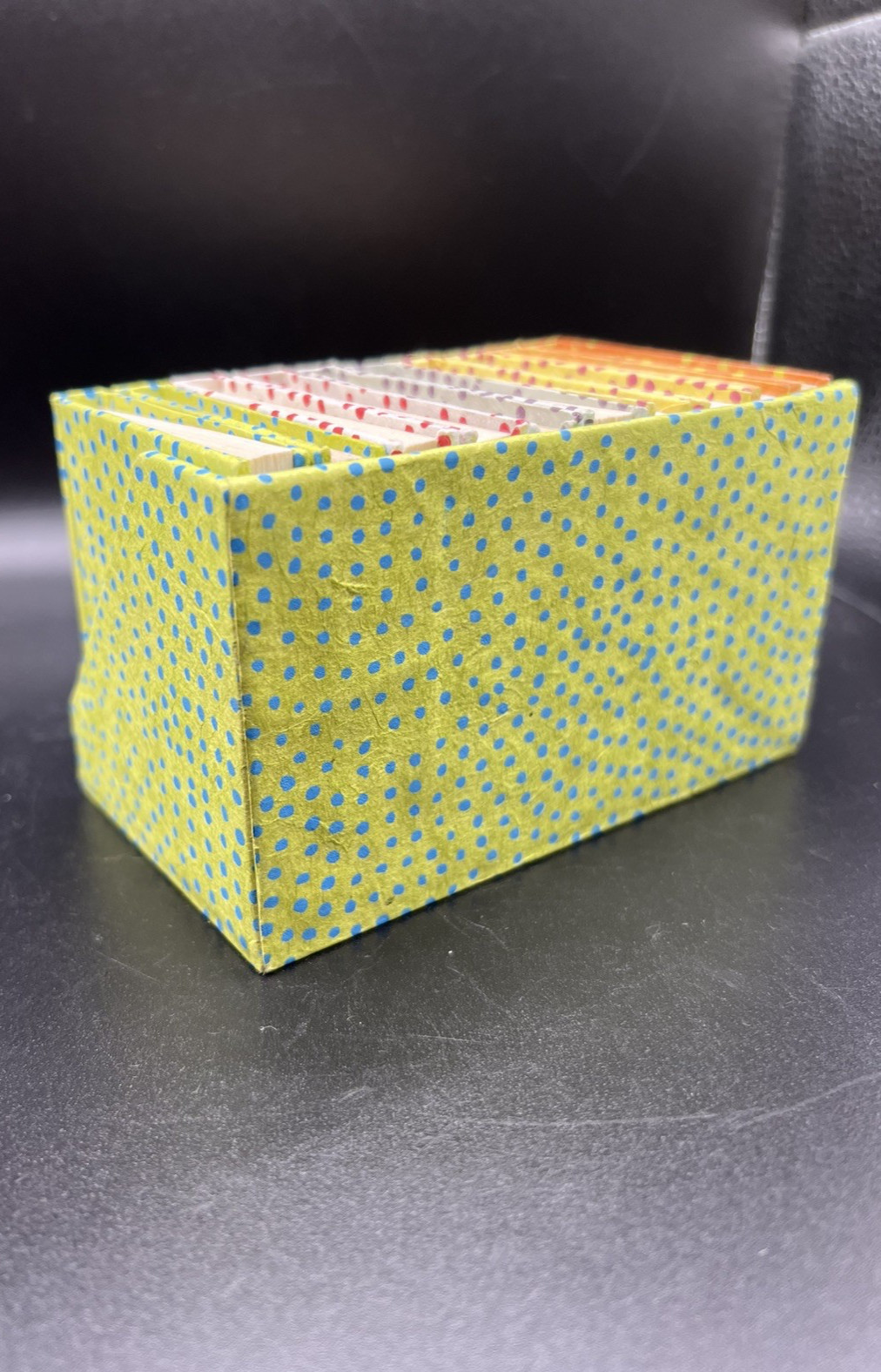 Mini Blank Journals, Set of 10, Each 3 inches square, Unused, Cute Polka Dots