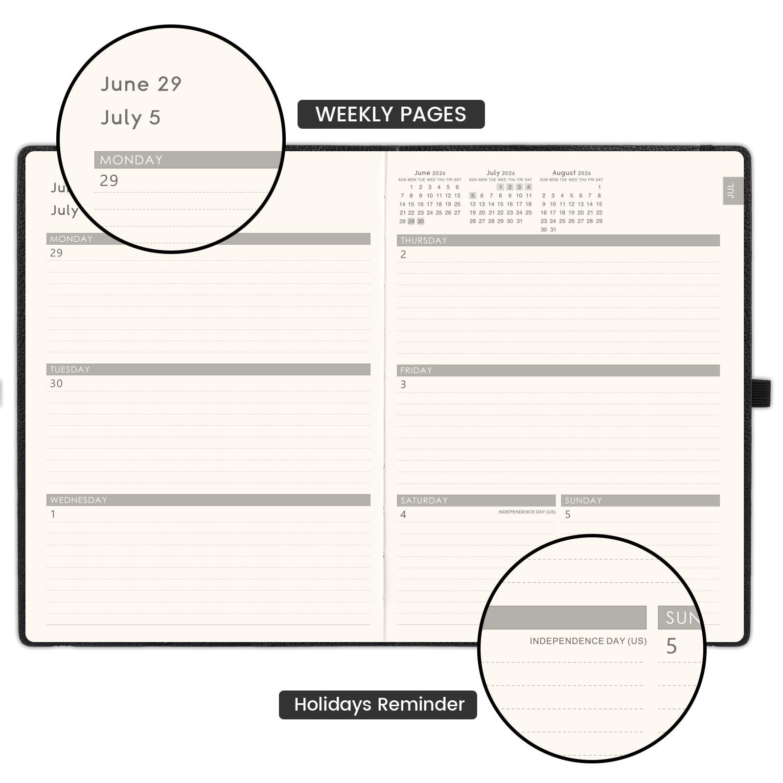 2026-2027 Planner – Academic Planner 2026-2027, July 2026 – June 2027, Weekly…