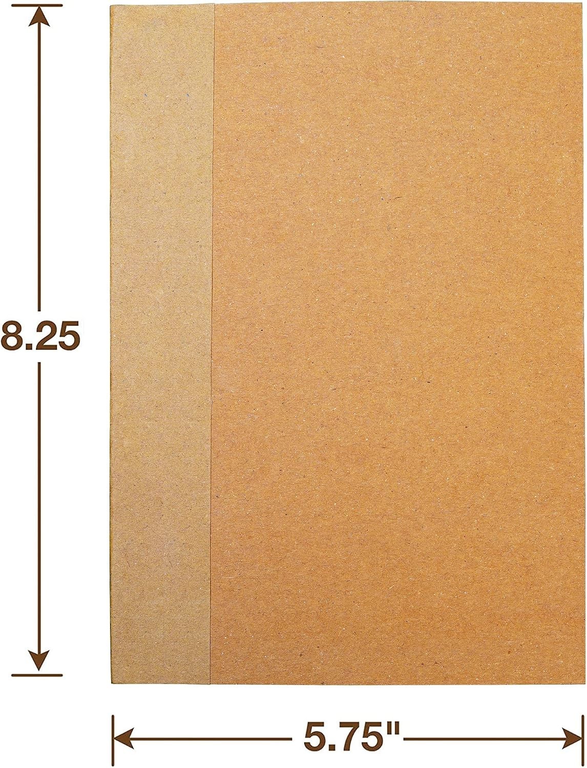 Smooth Writing A5 Refill Paper Inserts – 320 Lined Pages with Durable Bookmark