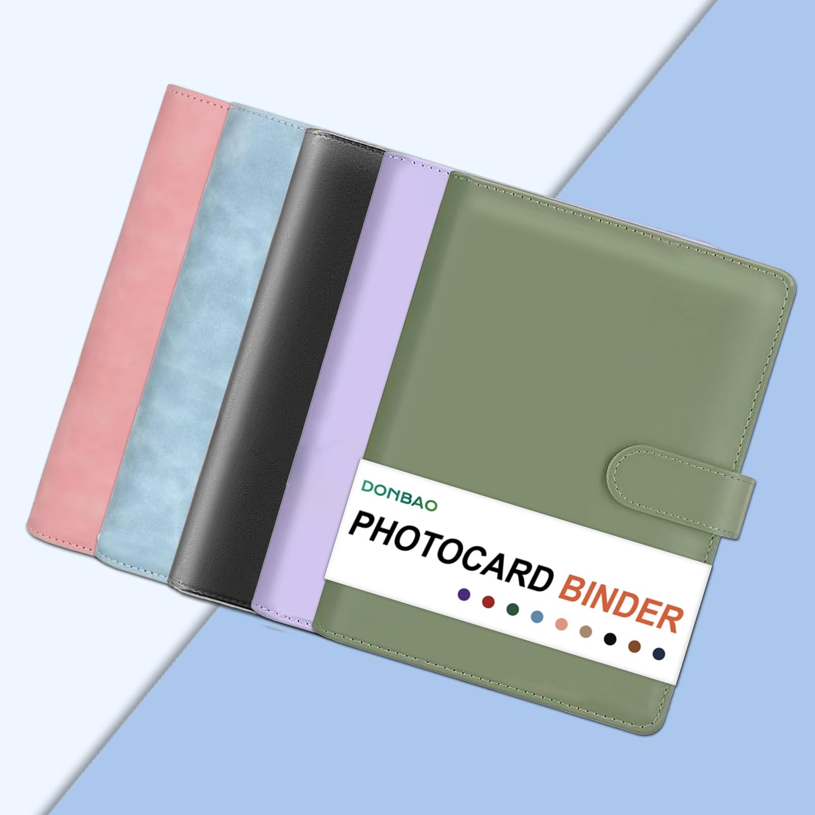 A5 Kpop Photocard Binder, 6 Ring Binder Collector’s Album with 240 Card Slots…