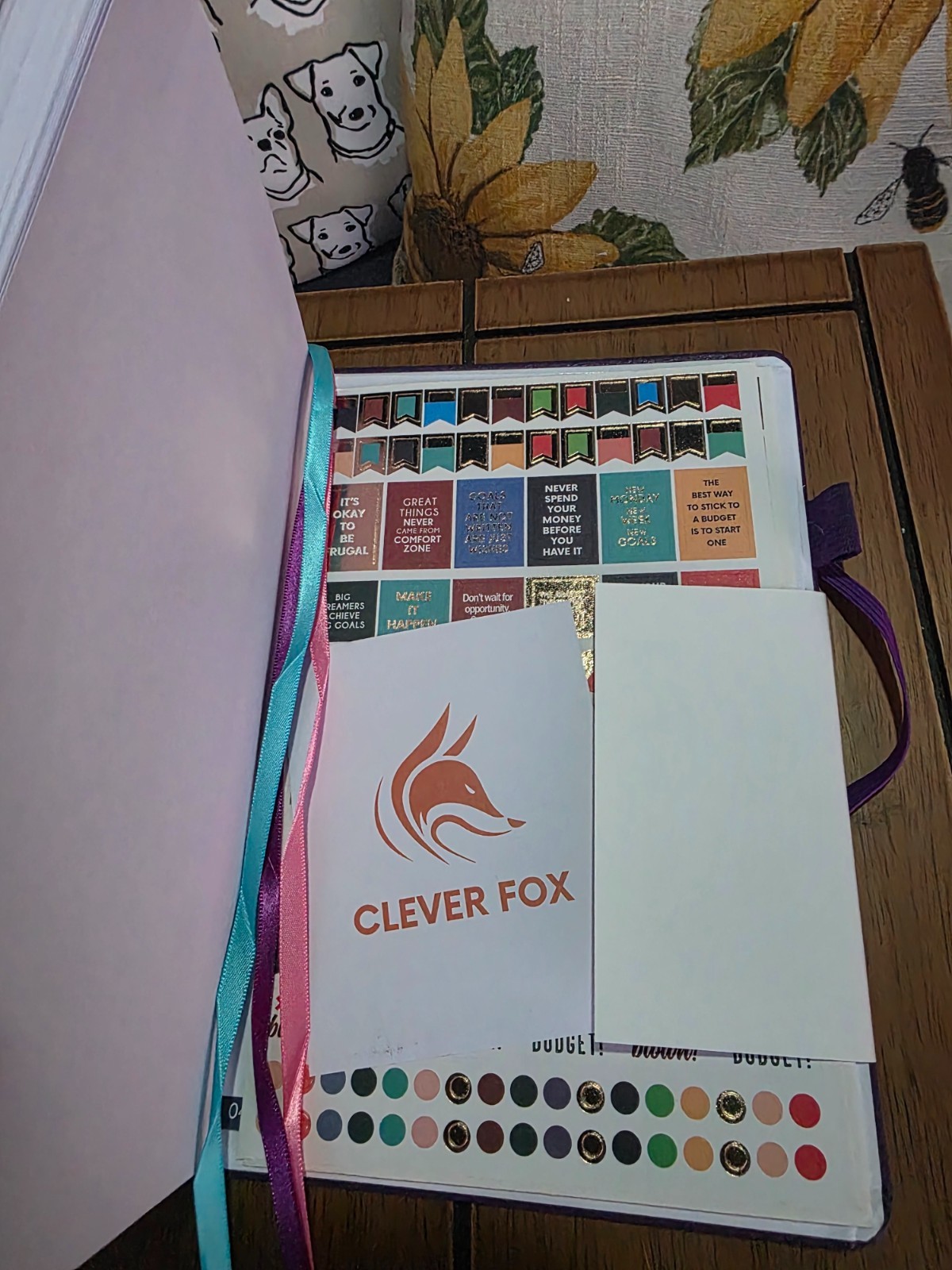 Clever Fox Bi-Weekly Budget Planner A5 Size Purple