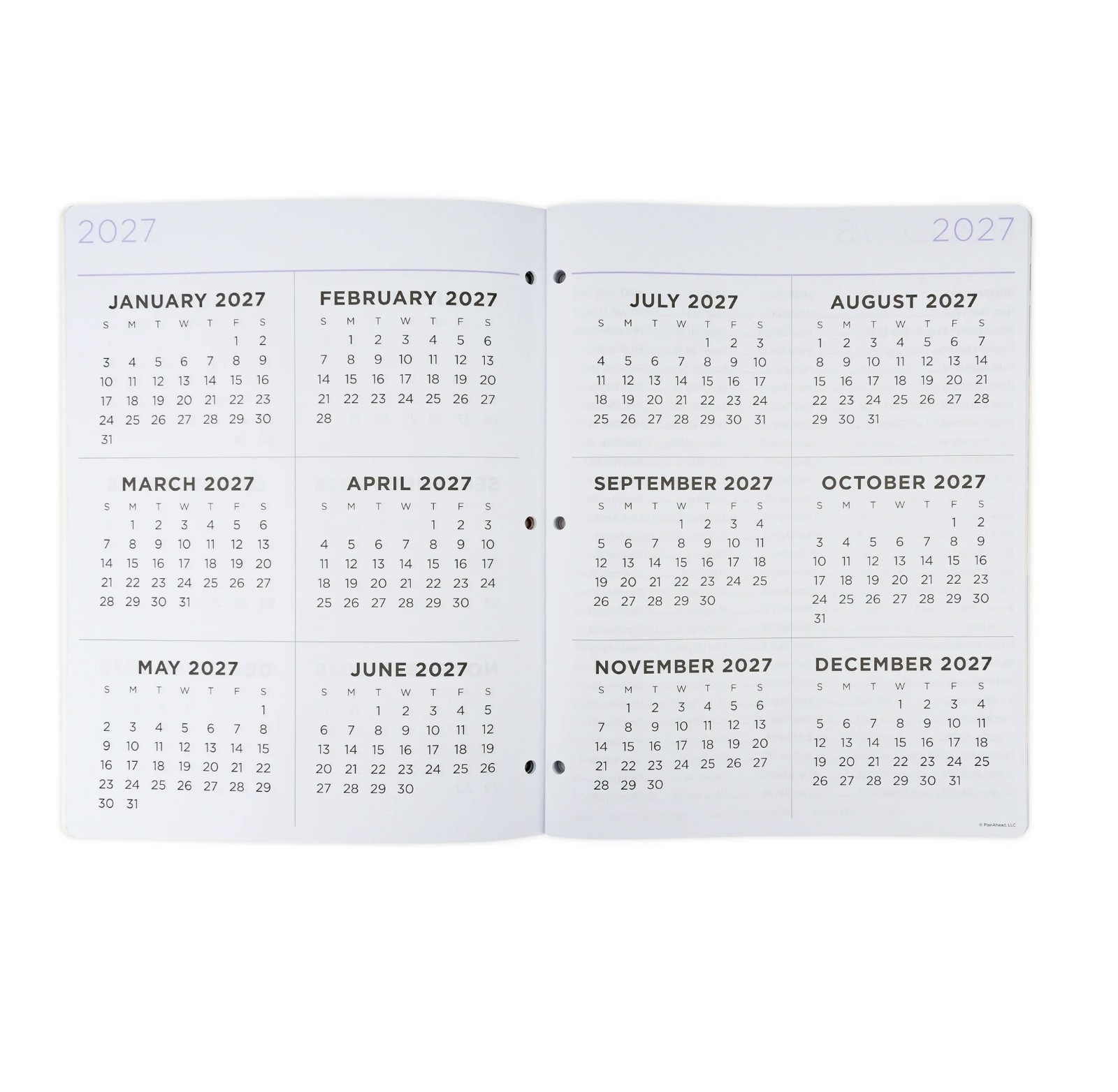 PlanAhead See It Bigger Floral Apr25-Mar27 Monthly 8.5×11″ Planner Large