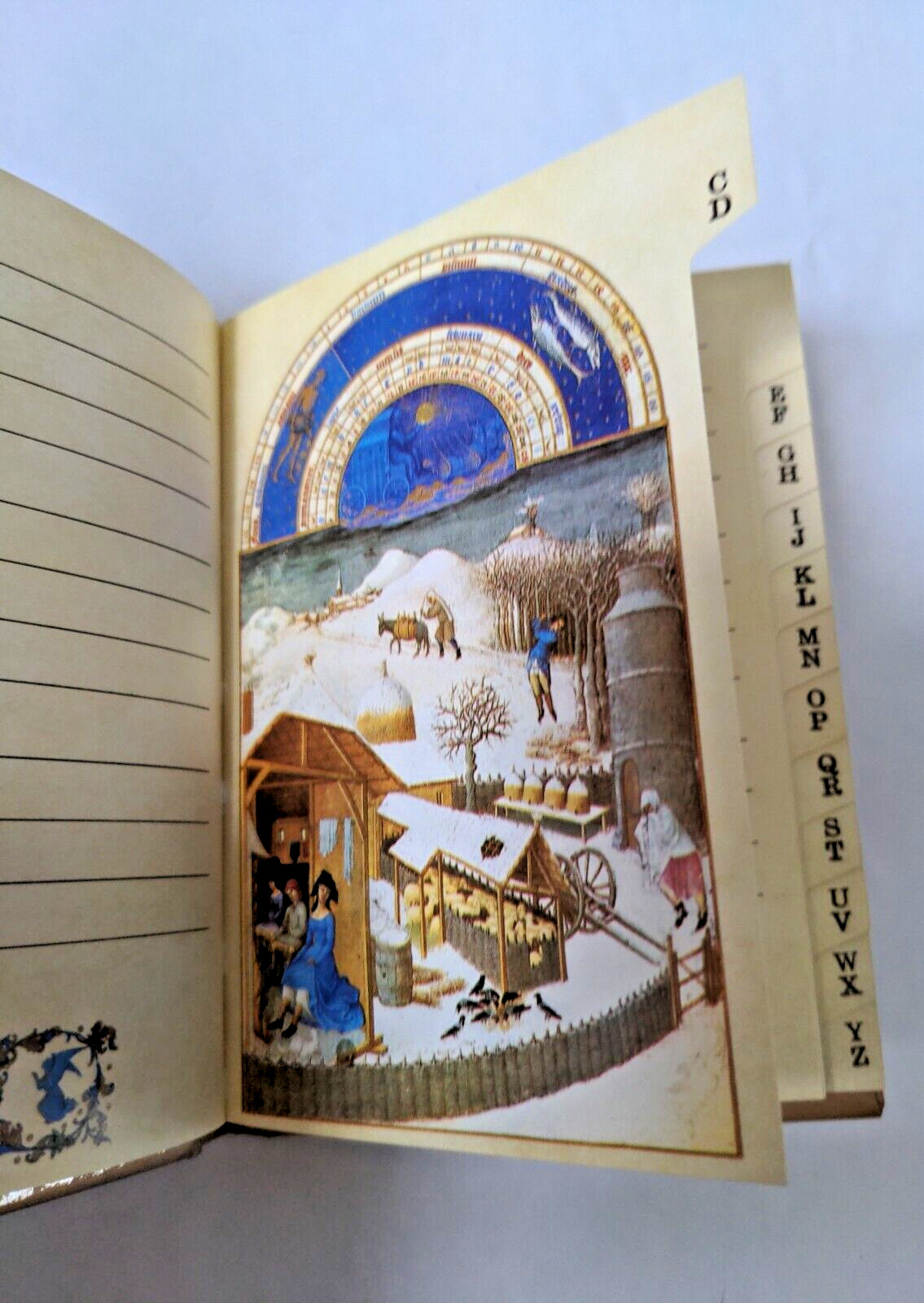 Coppenrath Verlag Très Riches Heures Illuminated Manuscript Address Book 1994