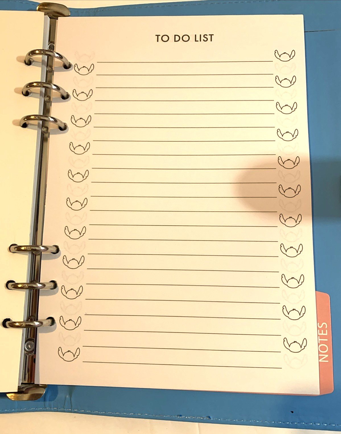 Disney STITCH & ANGEL Agenda Monthly Weekly To Do List Notes Lilo & Stitch Movie