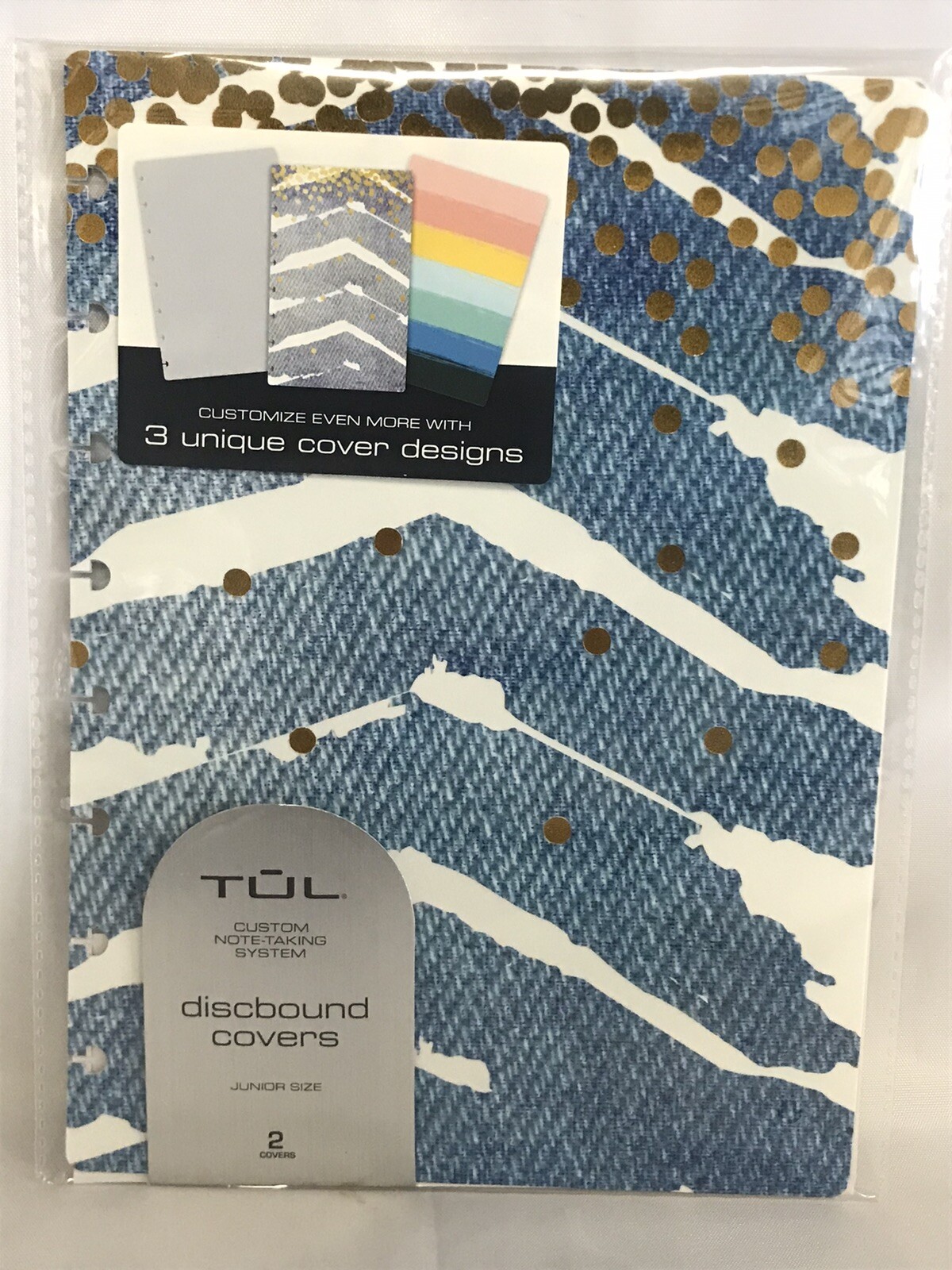 TUL Discbound Covers Junior-Size (1) 2 Count 3 Unique Cover Designs (967369)