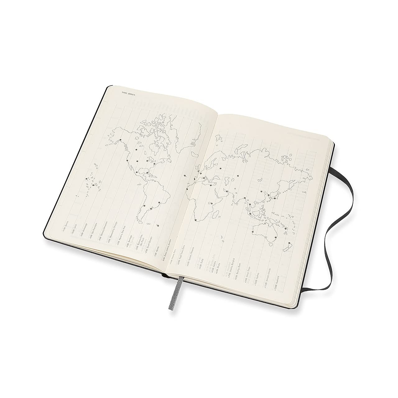 2022 Weekly Horizontal Planner, 12M, Large, Black, Hard Cover (5 x 8.25)