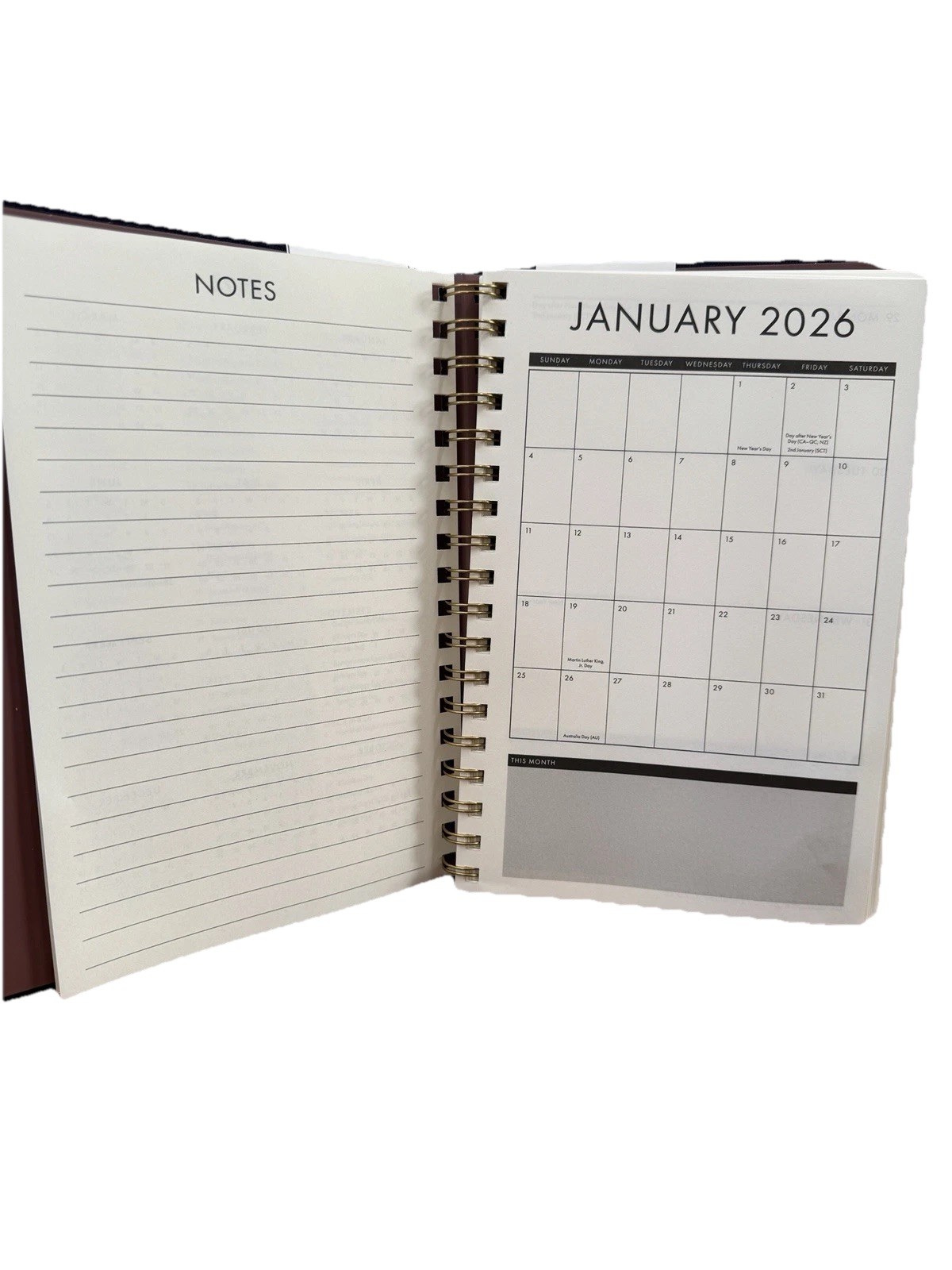 Lady Jayne Monthly & Weekly Planner 12 Months Jan-Dec 2026 Monthly, Weekly Blue
