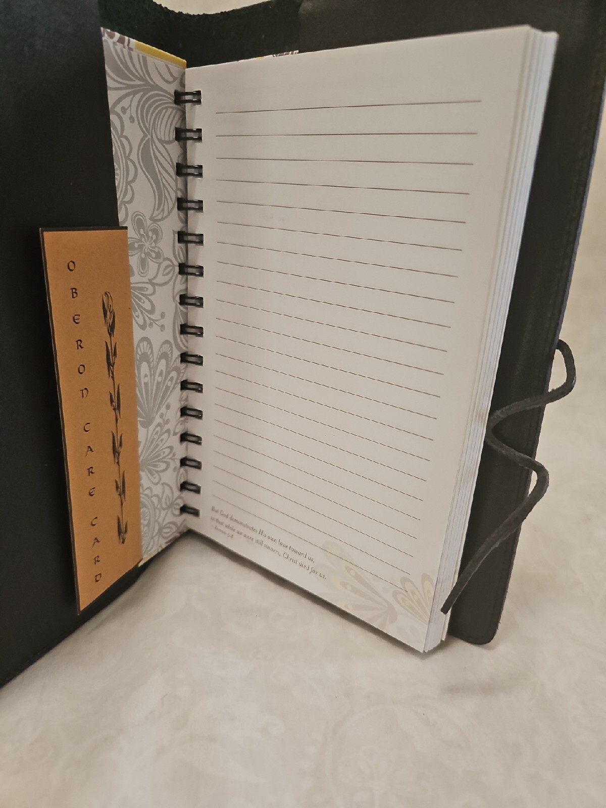 Oberon Design Leather Book Journal Cover 6″ x 9″ Celtic Hunter GREEN