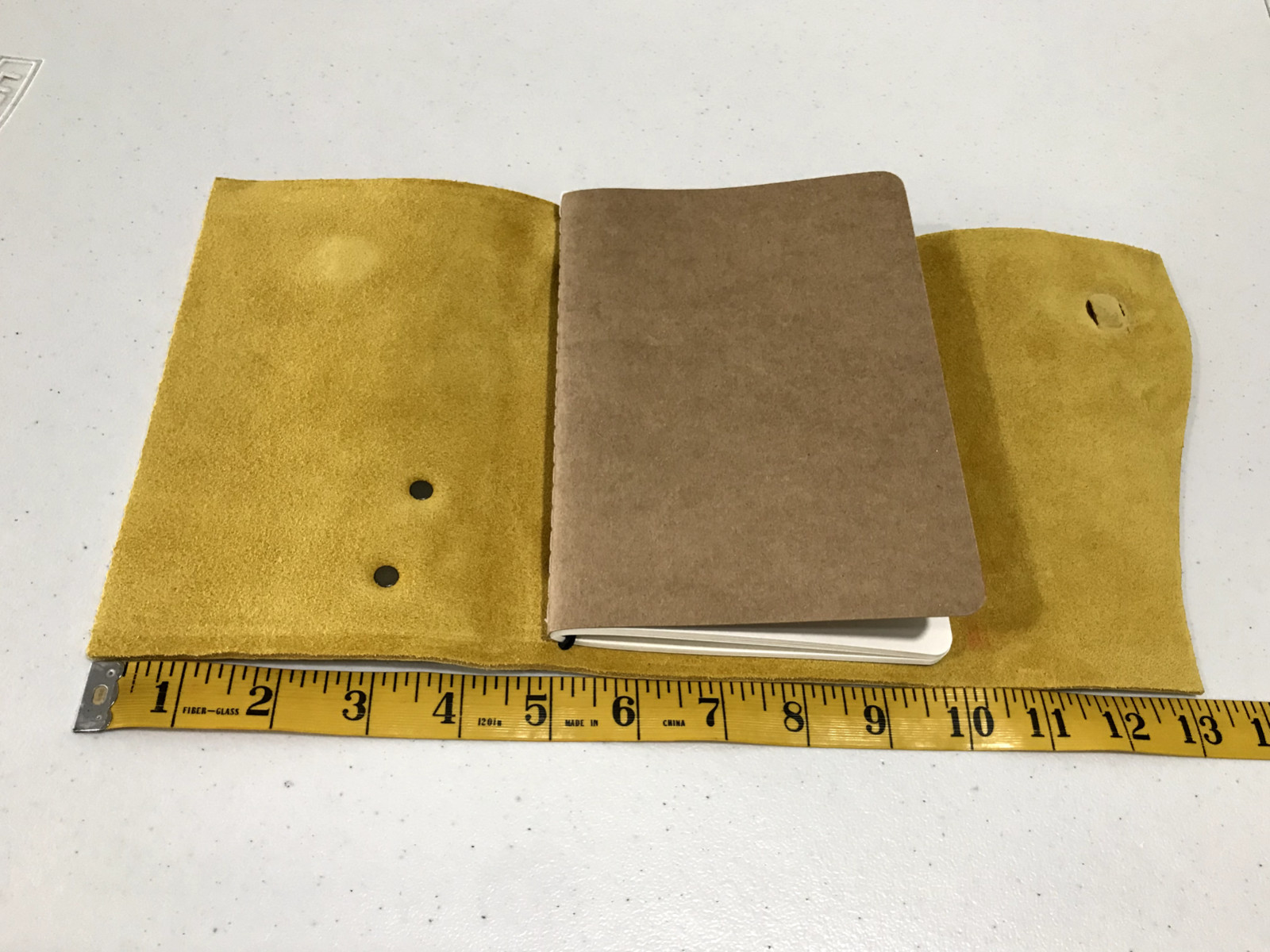 Portland Leather Goods Yellow Journal Notebook As Is READ