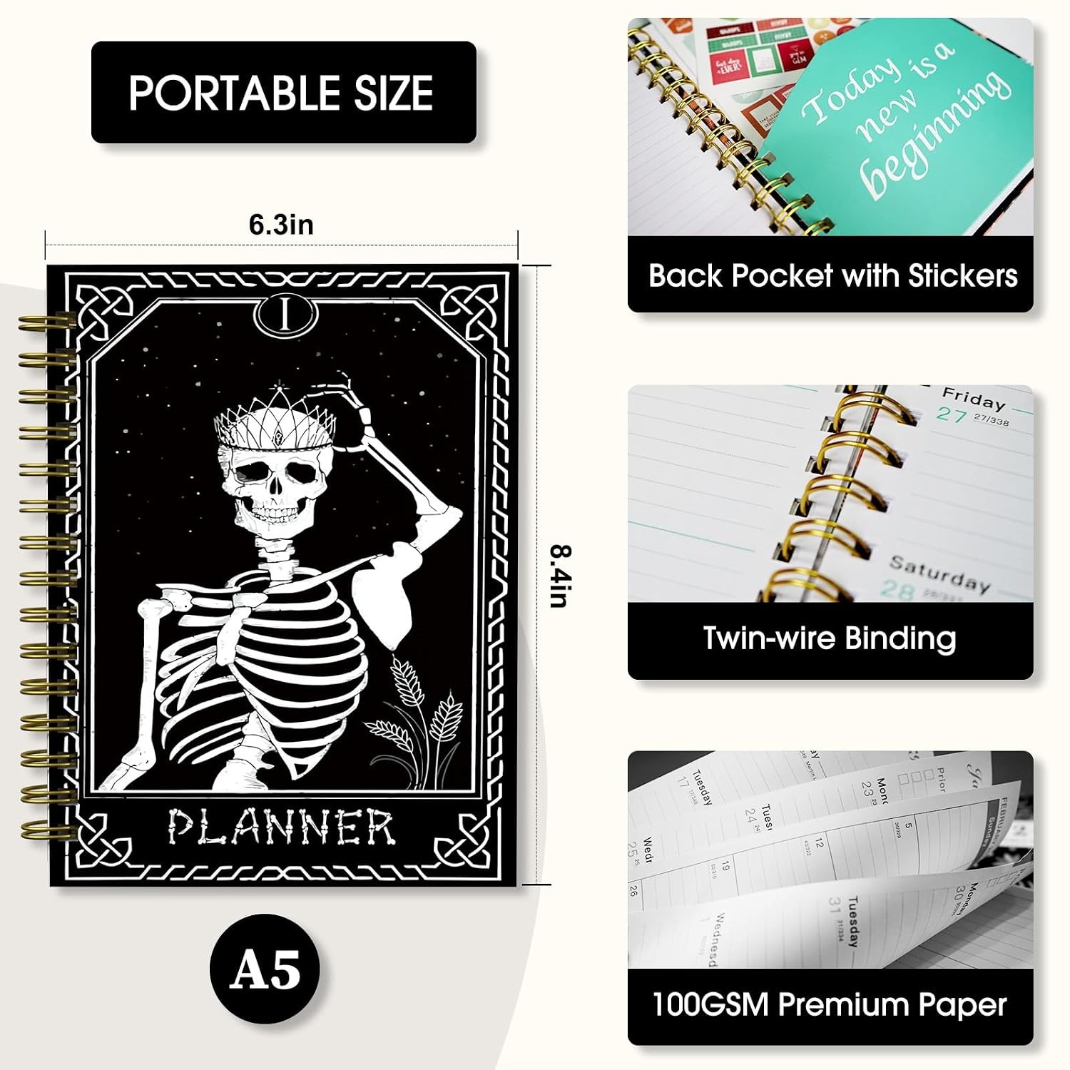 Academic Year Planner 2026-2027 Daily Weekly Monthly Calendar July 2026