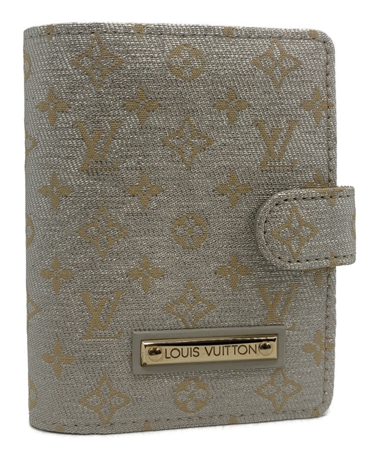 Louis Vuitton Mini Agenda R20891 Silver Epi Planner Cover France Used