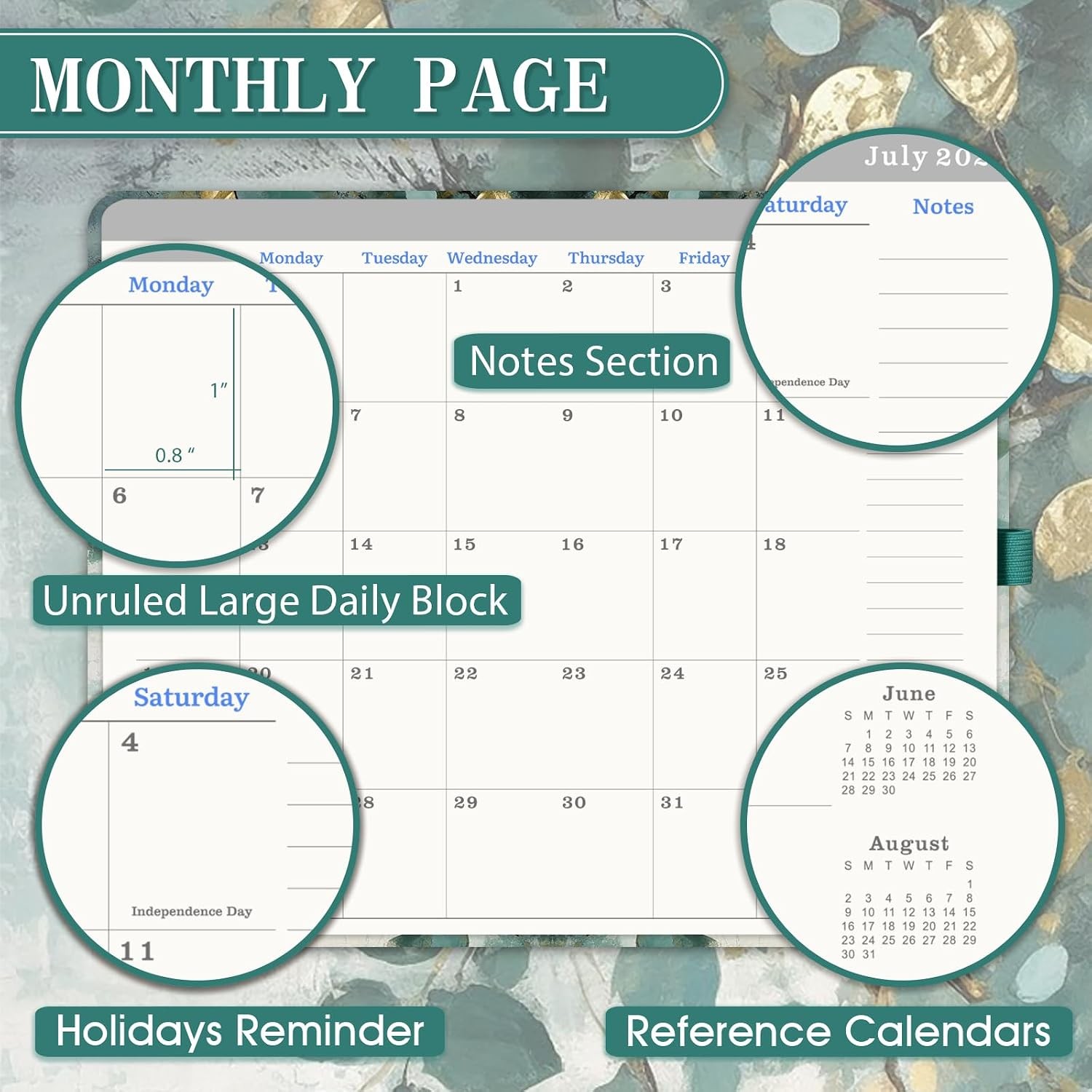 -2029 Pocket Planner/Calendar – 3 Year Planner -2029, July – June 2029(36