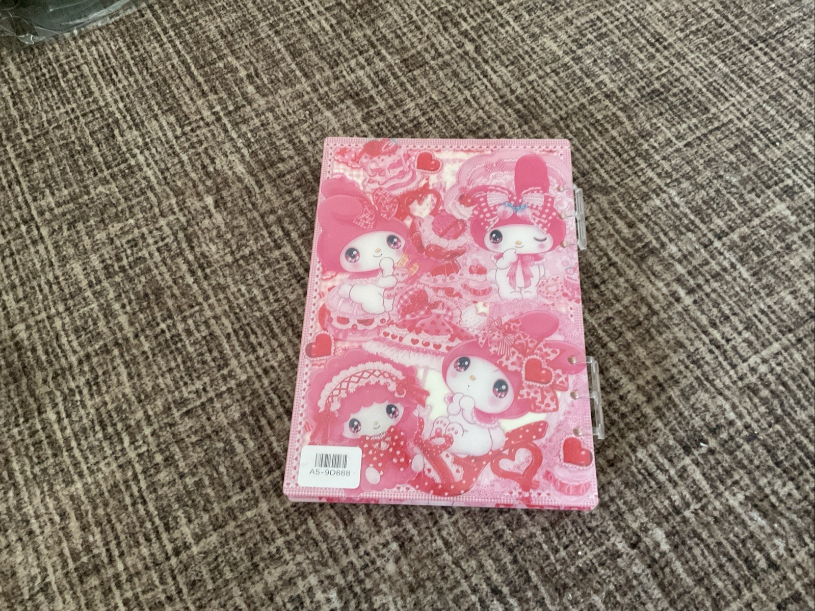 A5 My Melody Shaker Notebook With Plain Pages