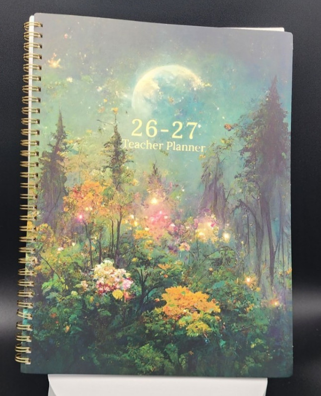 Pinchoco Teacher Planner 2026-2027 Weekly Monthly Lesson Plan Book 9×11 Tabs