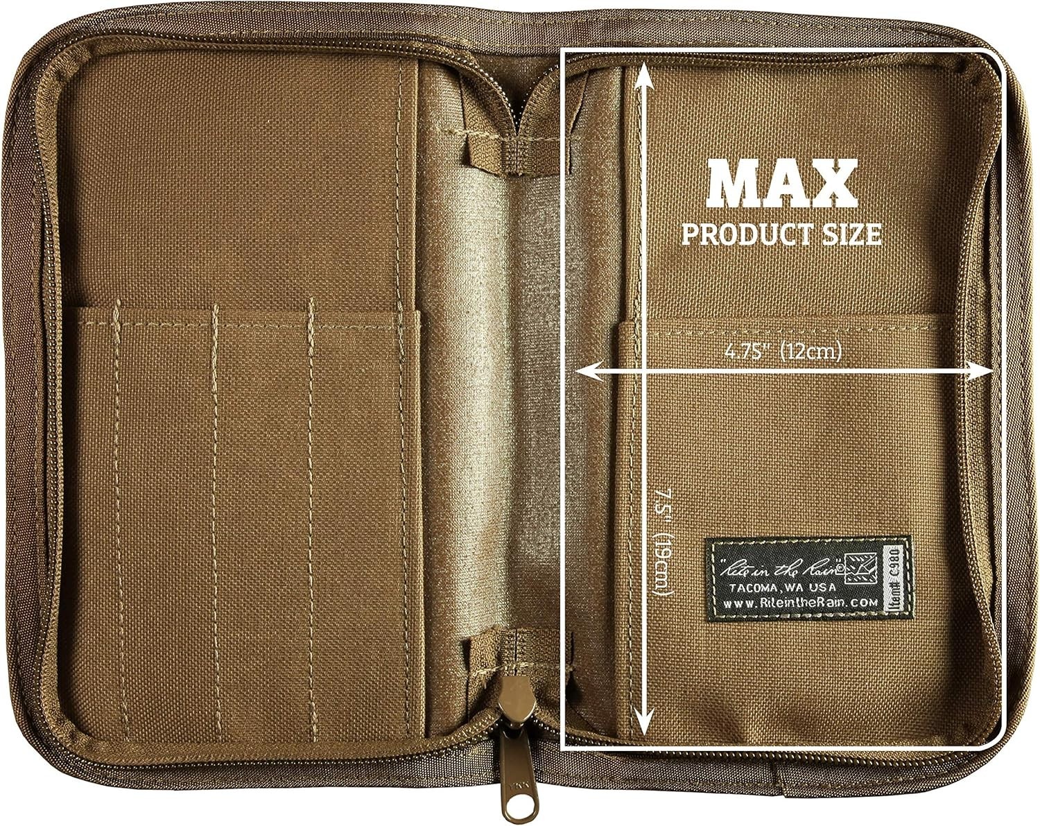 Weatherproof Cordura Cover for 5.5″ x 8.5″ Notebook