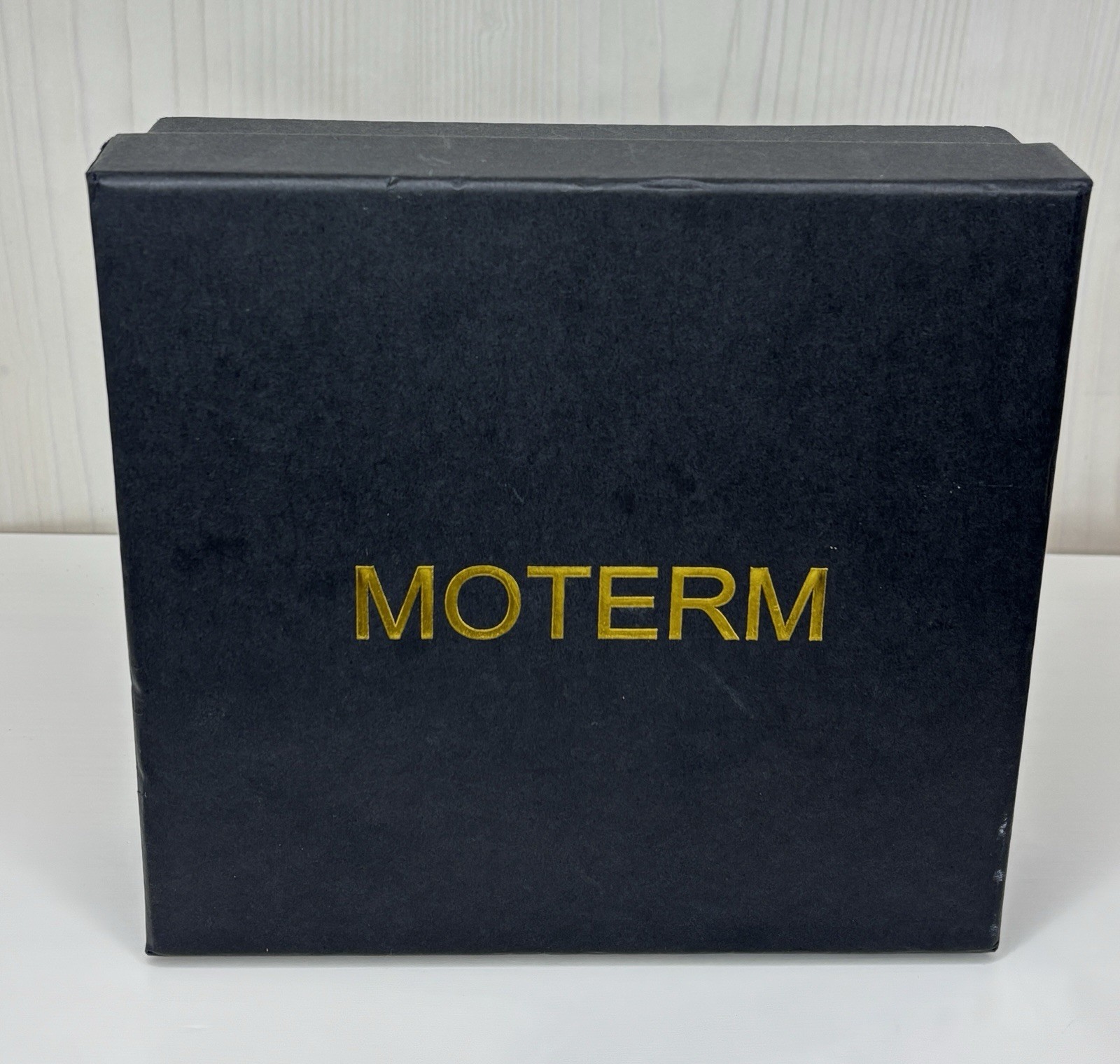 Moterm A7 Pocket Leather Rings Planner White/Light Grey Croc Wallet Organizer