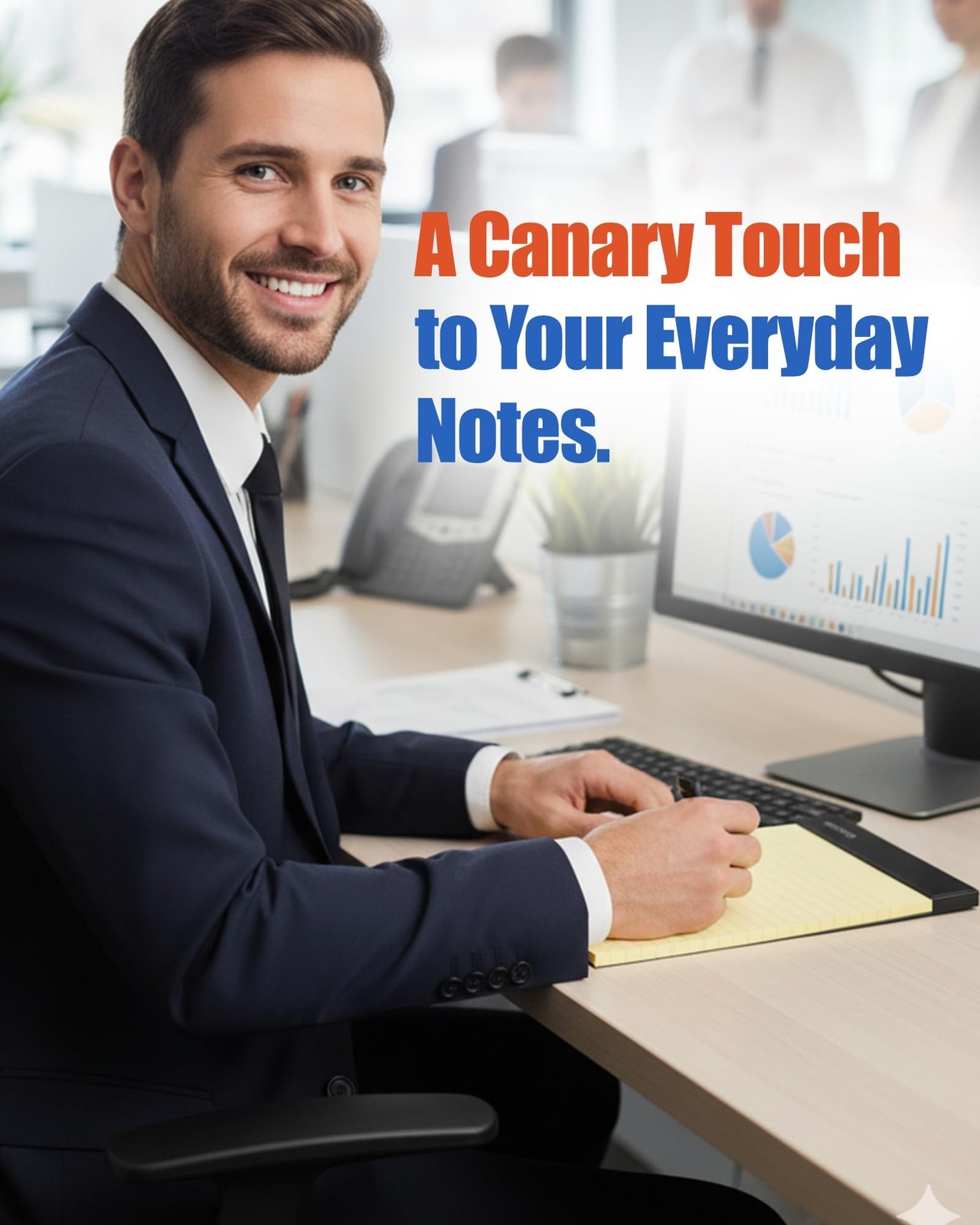 Mintra Office Canary Legal Pads – With Micro-perforated sheets, Smooth-lined …