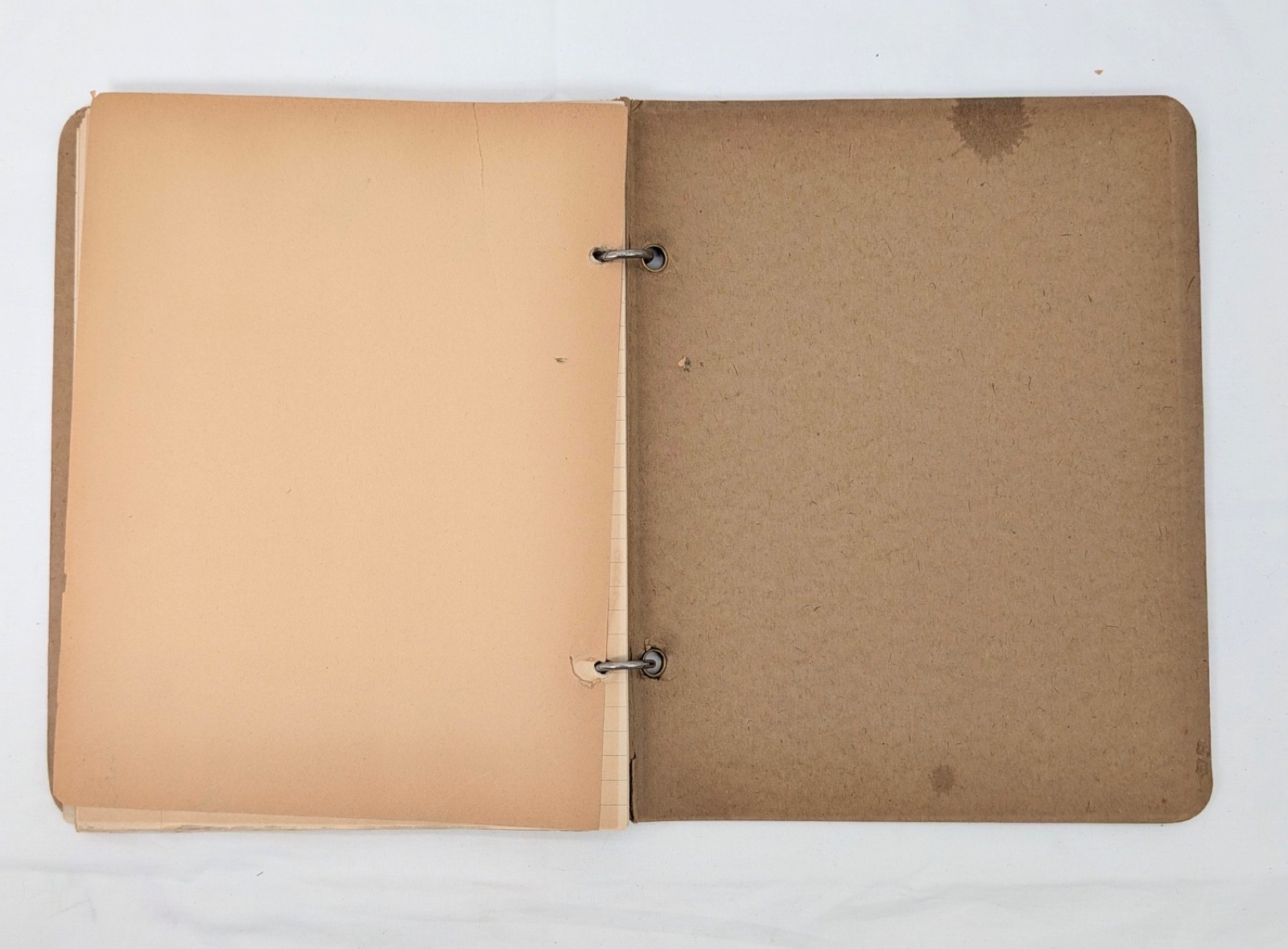 Fun Vtg/Antique Woolworth Cardboard Cover Loose Leaf Notebook with Paper Refills