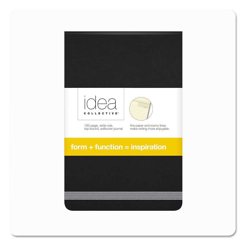 TOPS? Idea Collective Journal, Soft Cover, Top Bound, 3 1/2 x 5 1/2, Black, 96 S