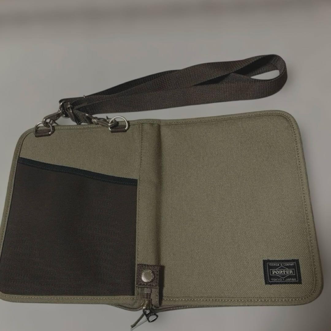 [Excellent Condition] Hobonichi Techo Cover PORTER Sacoche Khaki A5