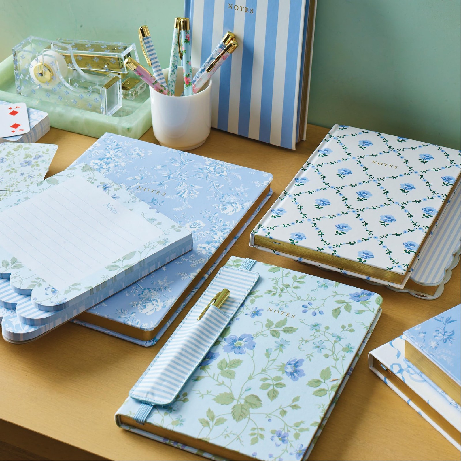 Laura Ashley Premium Hardcover Writing Journal | 256 Lined Pages | 6X8, White