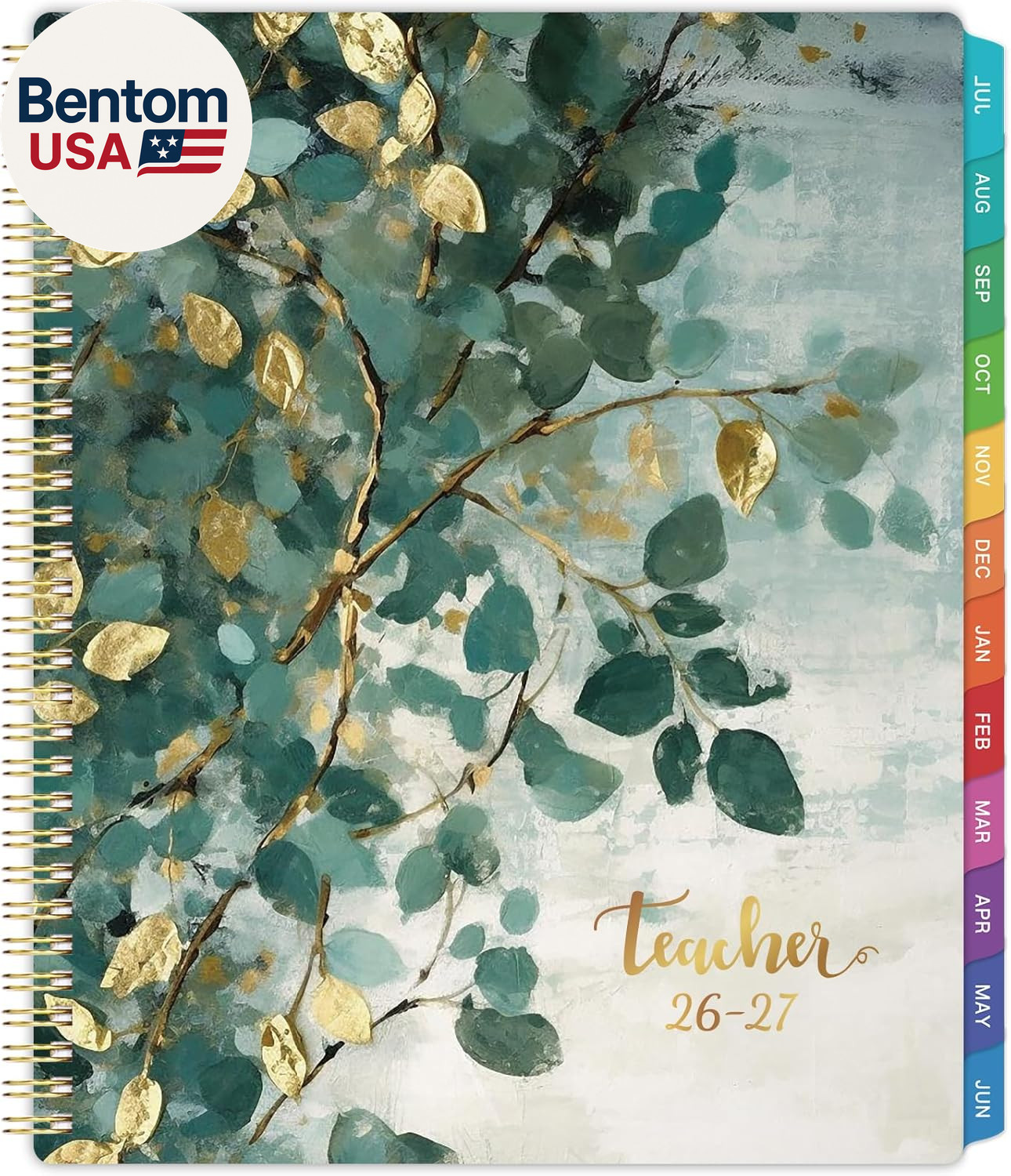 Teacher Planner 2026-2027 – Teacher Lesson Planner, July 2026 – June 2027, 8.5″