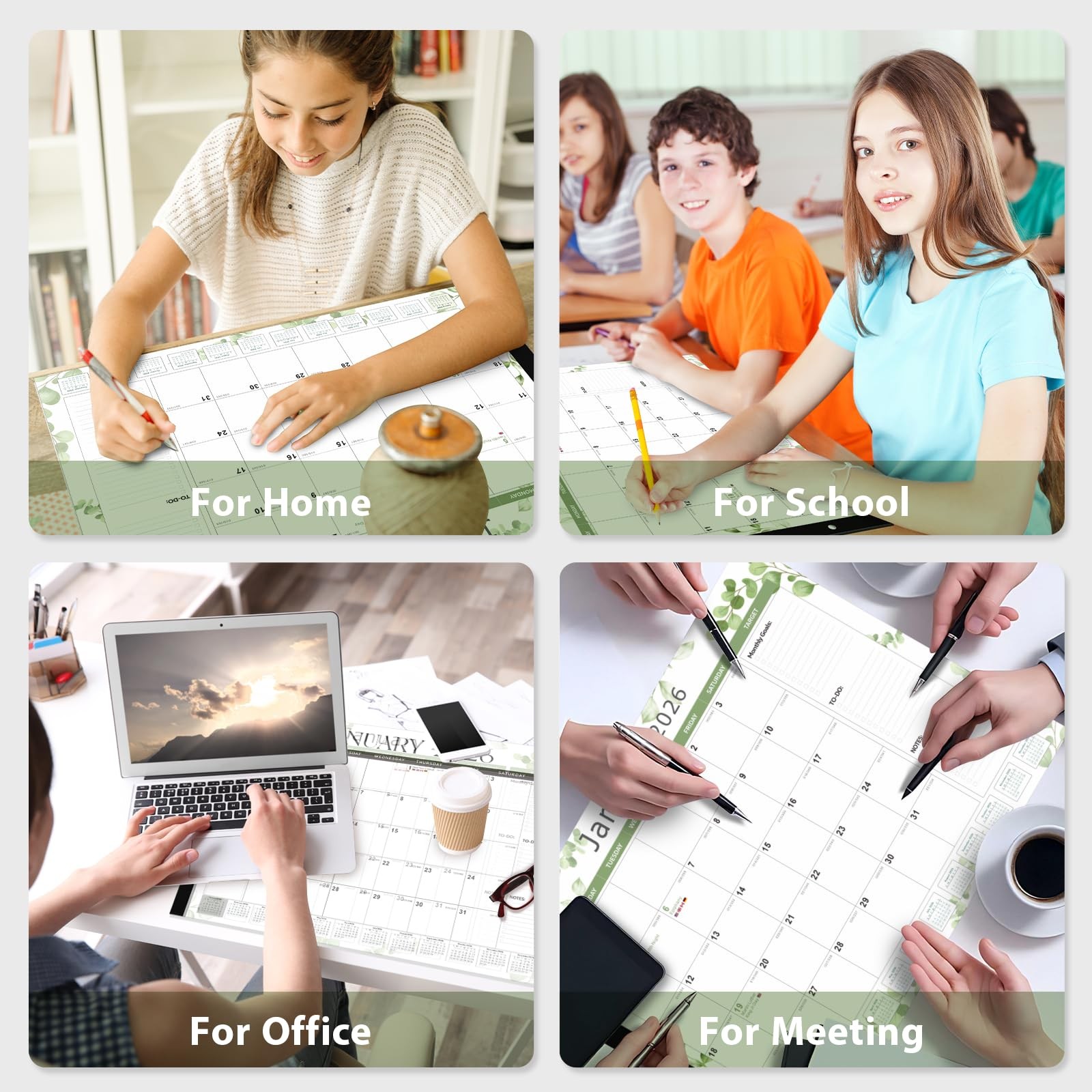 Valome Desk Calendar Large Desk Calendar 22 X 17 Jan – Jun 2027 Monthly Desktop