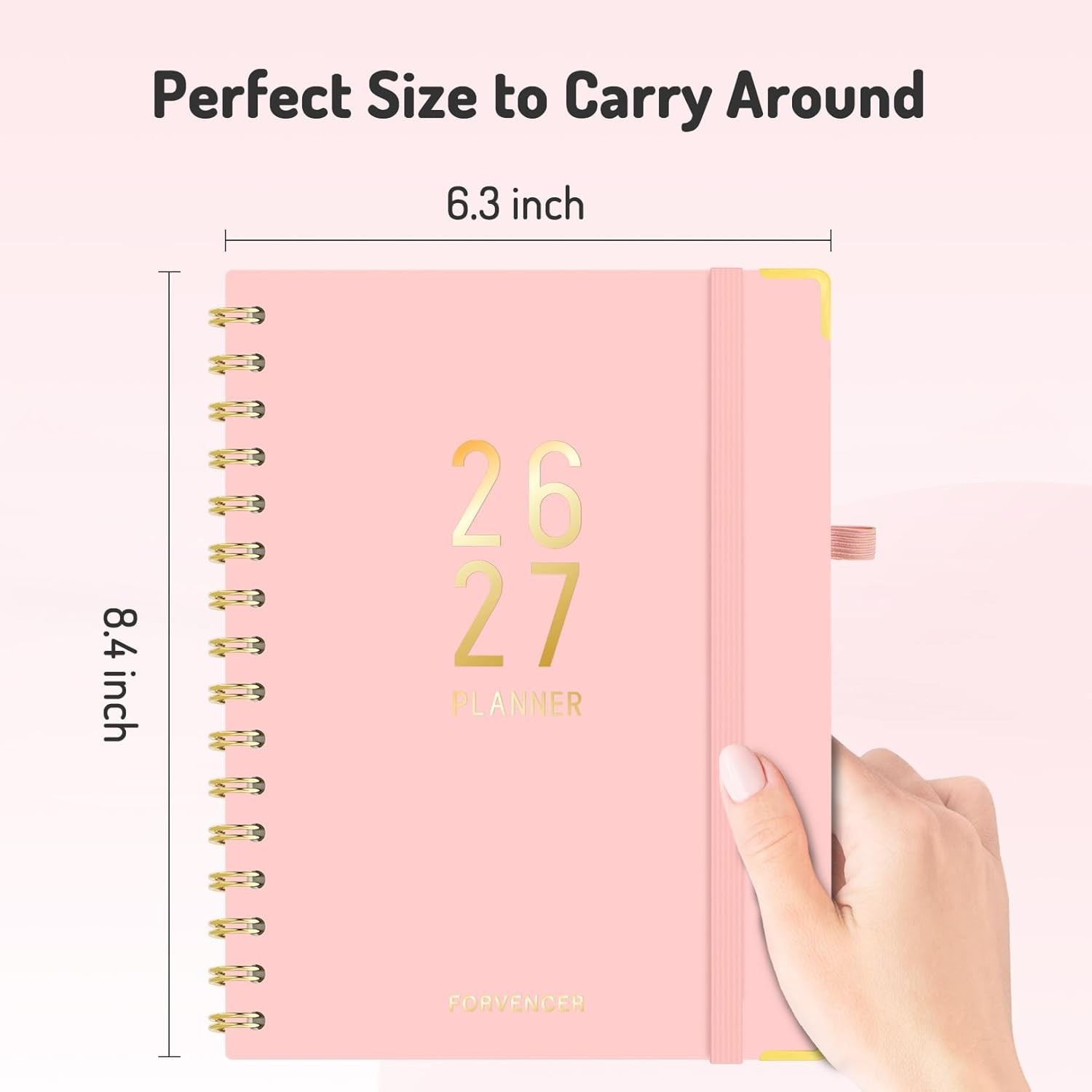Elegant 18- Academic Planner 2026-2027 – Perfect for Students & Teachers