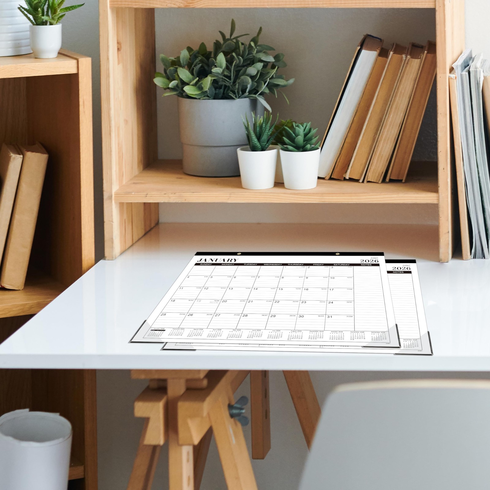 2026 Desk Calendar – 2026, Jan.2026 – Dec.2026, 12 16.8″ x 12″