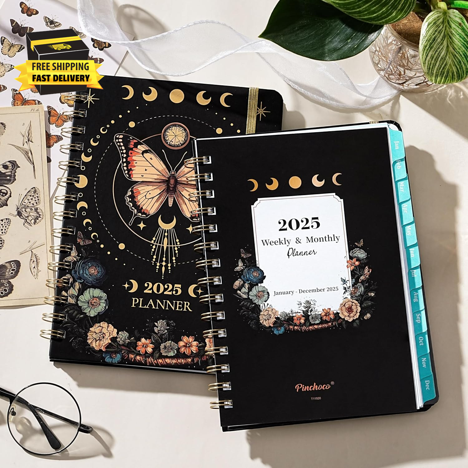 2025 Planner – Planner 2025, Jan.2025 – Dec.2025, 6.4″ X 8.5″, 2025 Planner Week