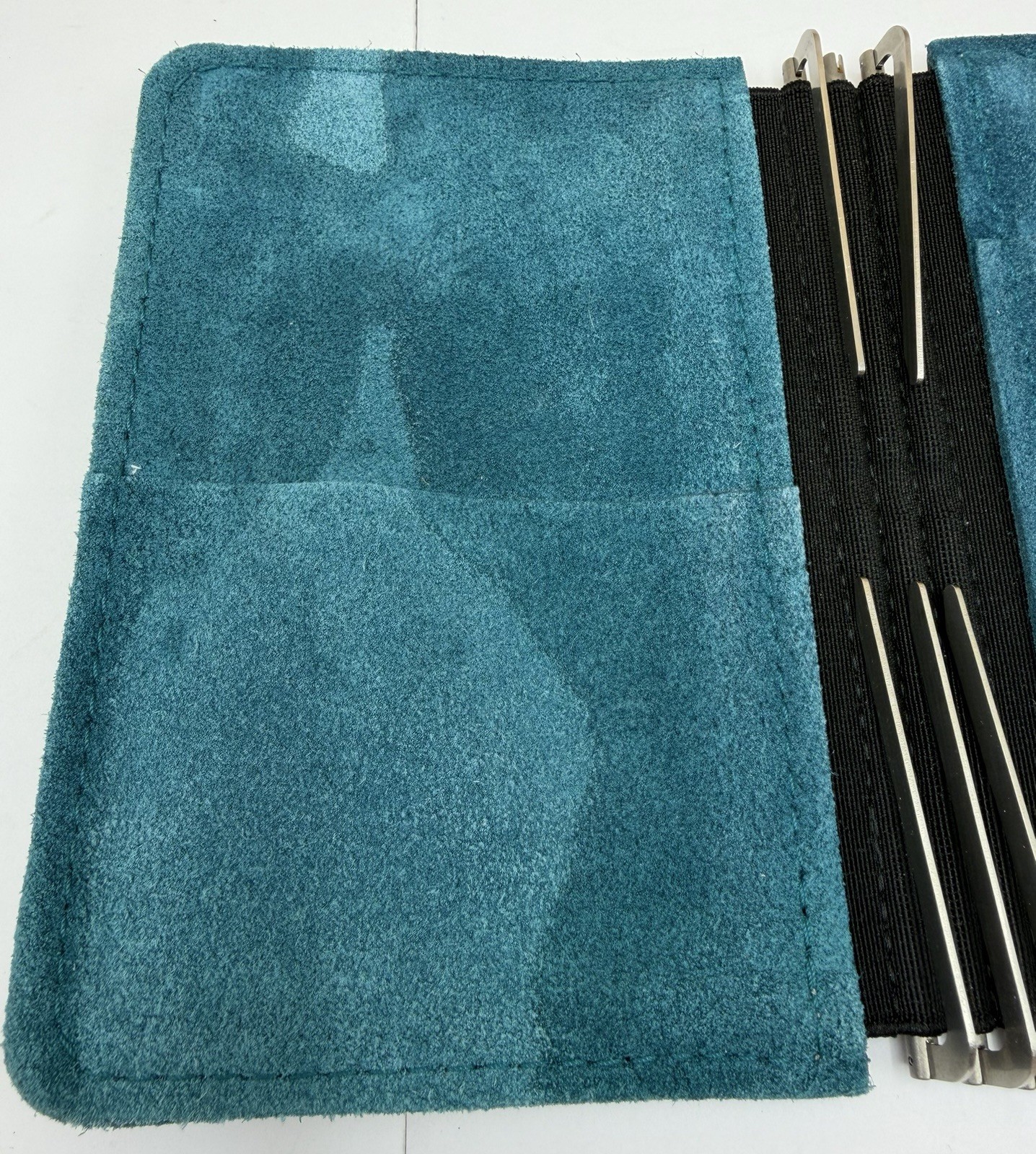 Roterfaden Taschenbegleiter WK_12 A6 Gray Teal Leather Notebook Cover Germany