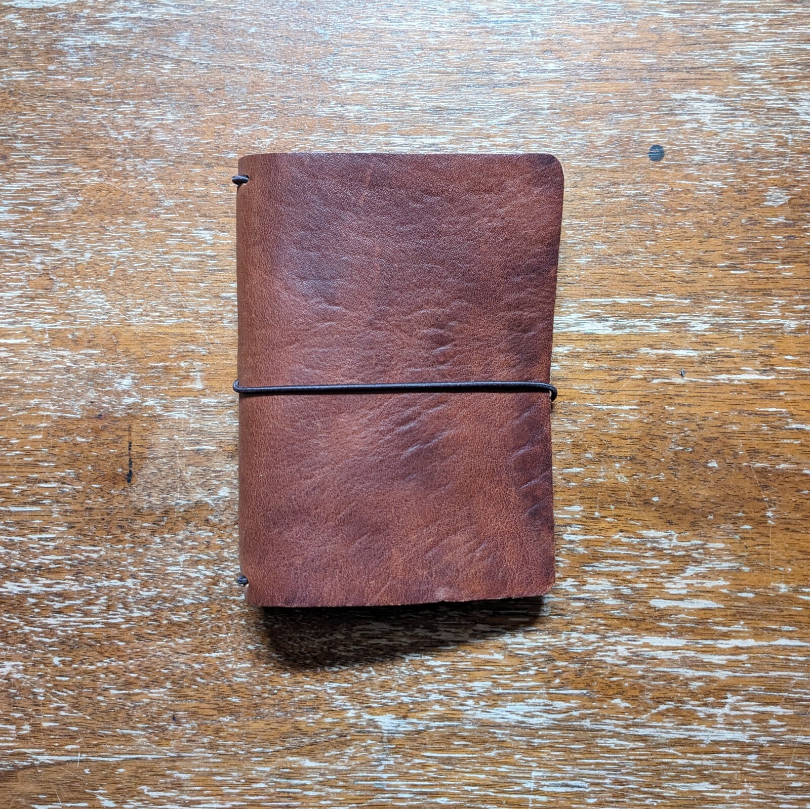 Brown Pocket Size Traveler’s Notebook, Unknown Maker/Leather