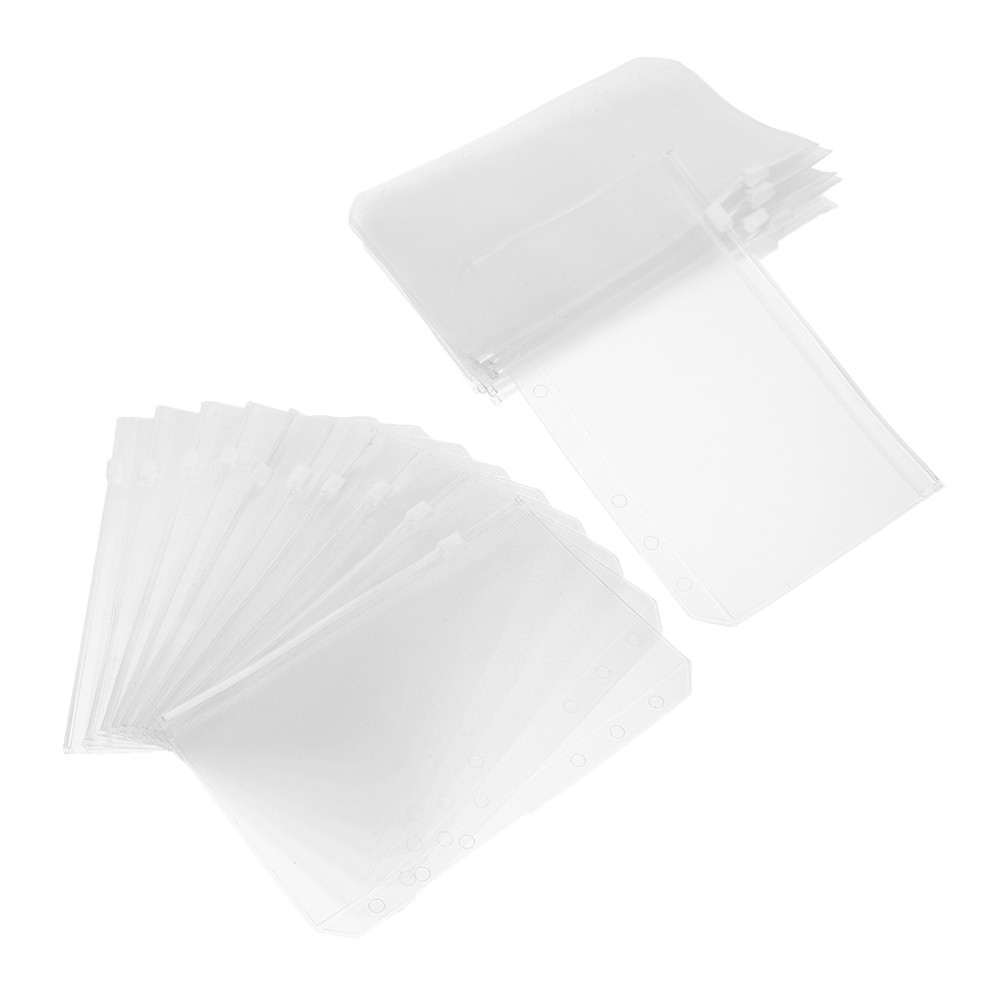 20pcs A6 Planner Inserts: A6 Zipper Binder Pockets For Budget Books –