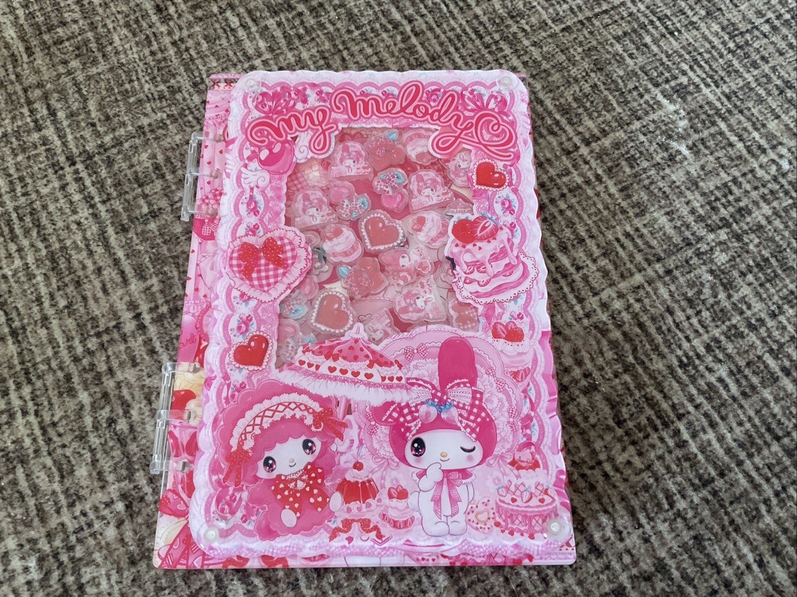 A5 My Melody Shaker Notebook With Plain Pages