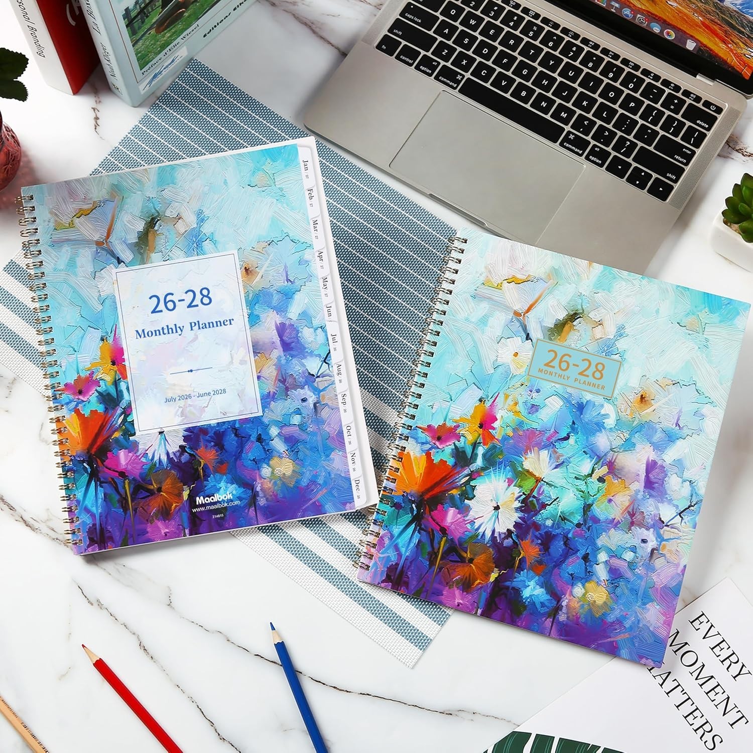 2026-2028 Ultimate 2- Monthly Planner with Pockets & Tabs
