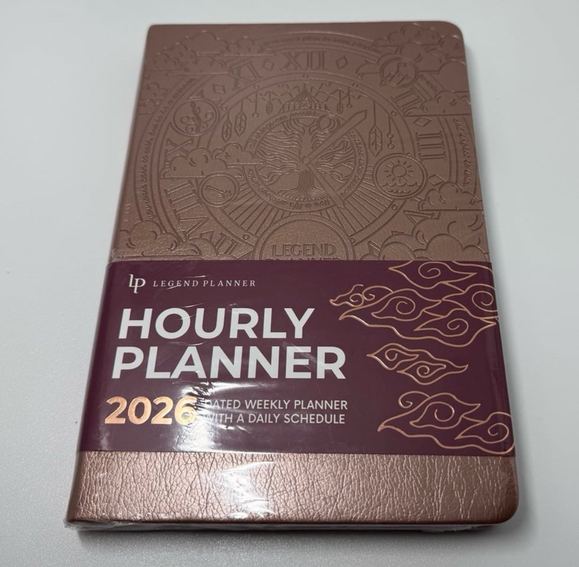 Legend Planner | Hourly Planner 2026 | A5 5.5×8.3 | Rose Gold | SEALED