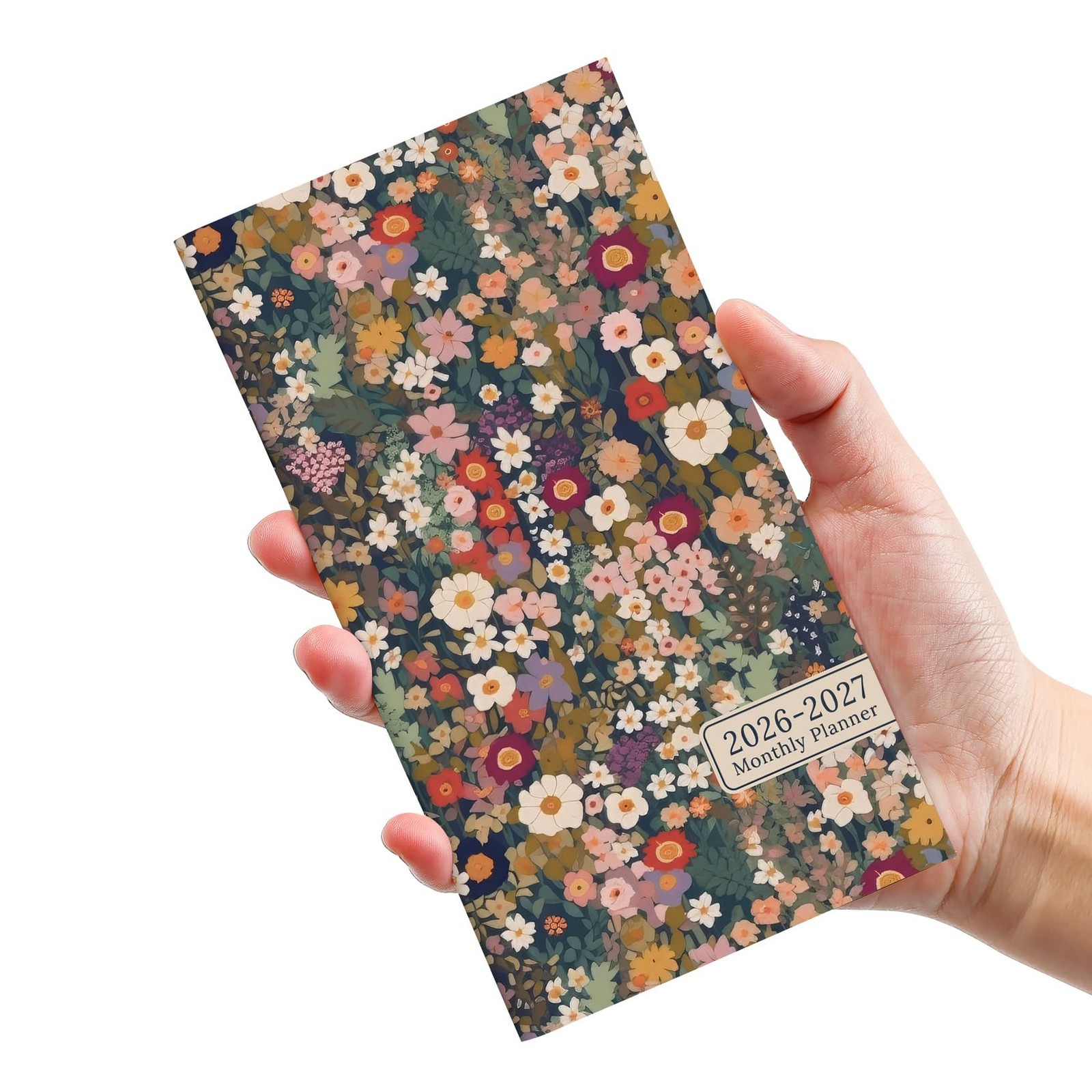 Pocket Calendar 2026-2027 for Purse, Two Year JAN 2026-DEC 2027, a-Garden