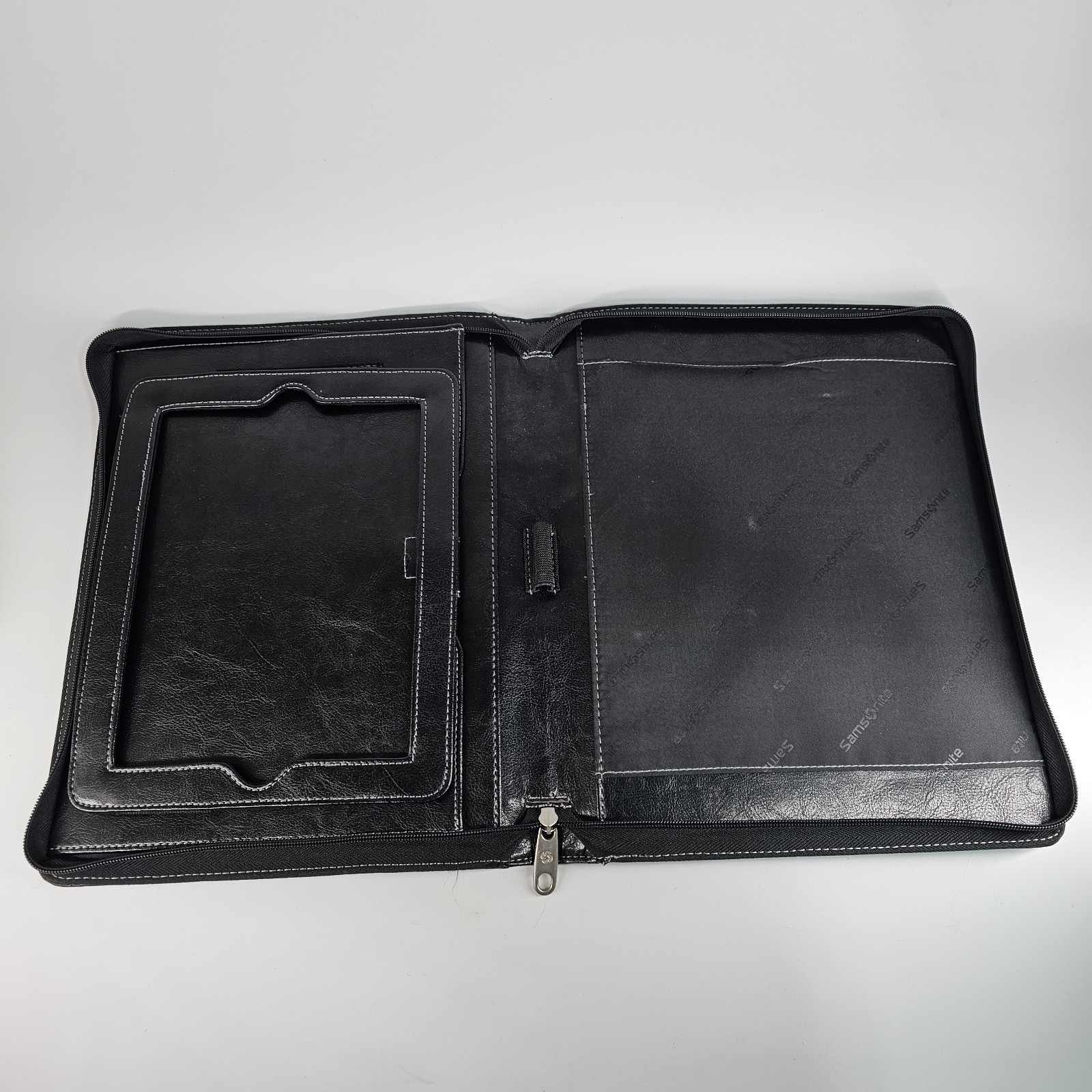 Samsonite Ipad Portfolio Folder Organizer Planner Notepad Pad Folio Zip Around