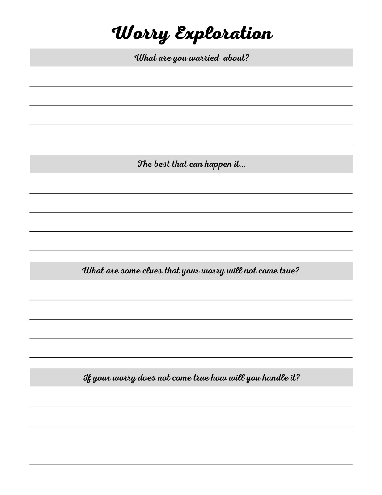 Digital Printable Planner Mental Health Bundle