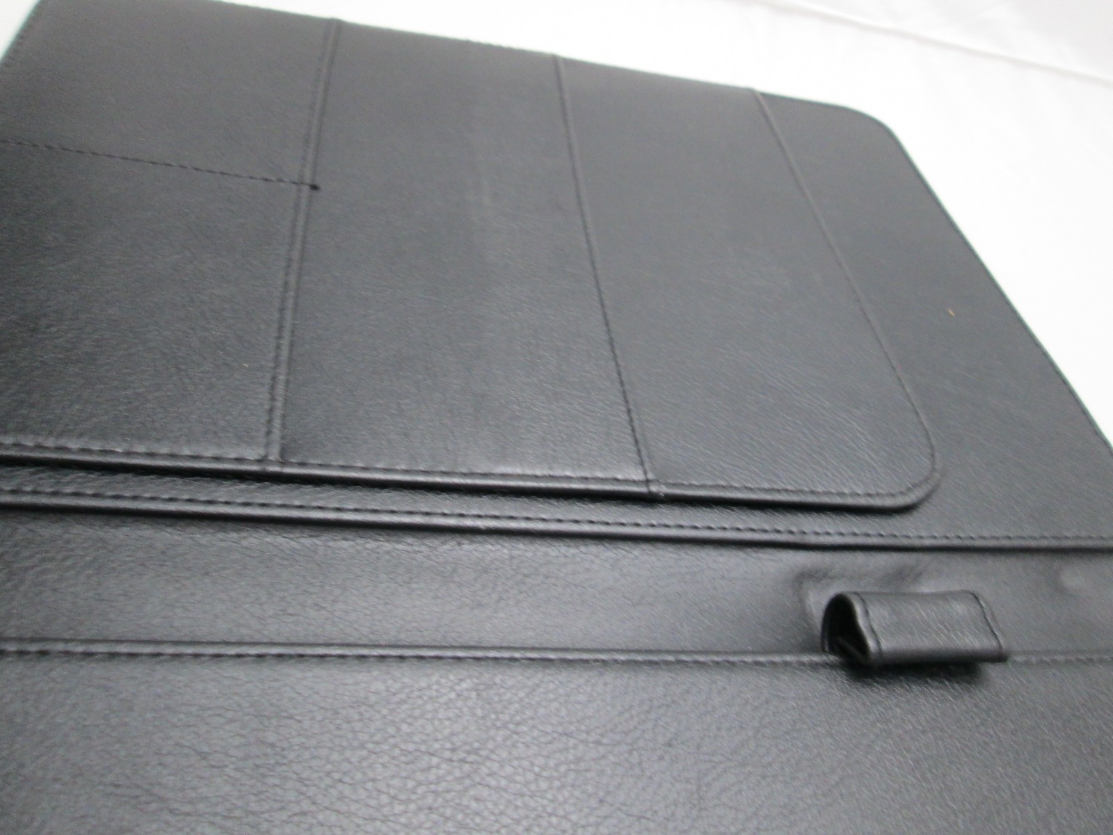 Black Portfolio Folder Organizer Planner Notepad 8.5″x11″ Pad Folio Snap Close