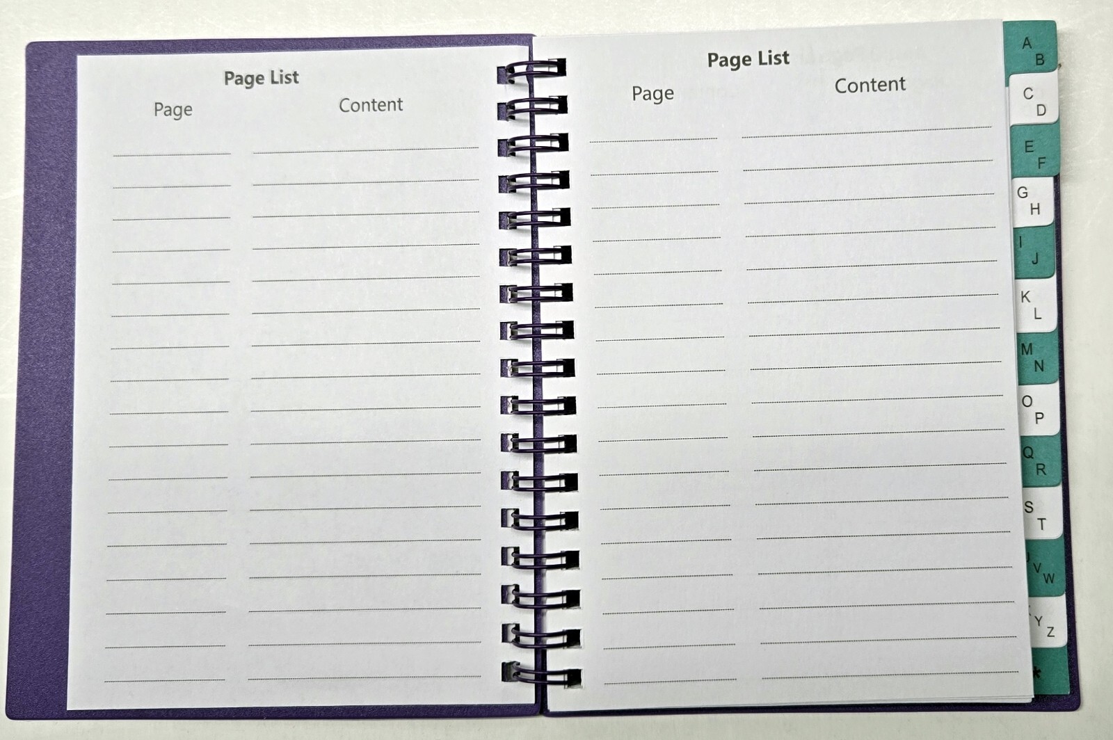 Address/Telephone – Spiral with alphabetic tabs 4-3/4in x 6-1/8in – select color