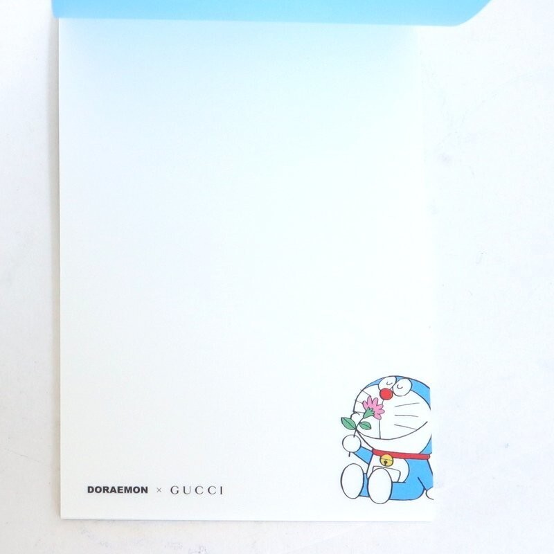 GUCCI x Doraemon collaboration memo pad special letter paper set 4 pieces Japan