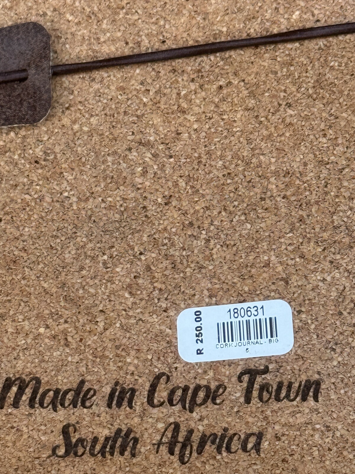 South African Big 5 Cork Canvas Journal Made In Cape Town 7.75″ x 4.5″ – New!