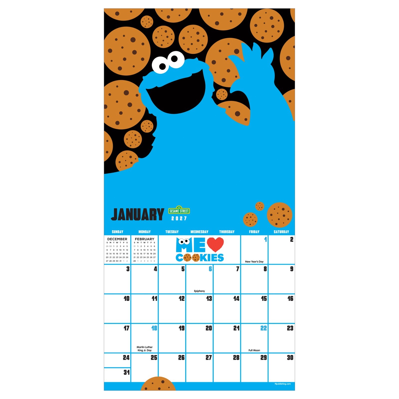 2027 Sesame Street Mini Calendar